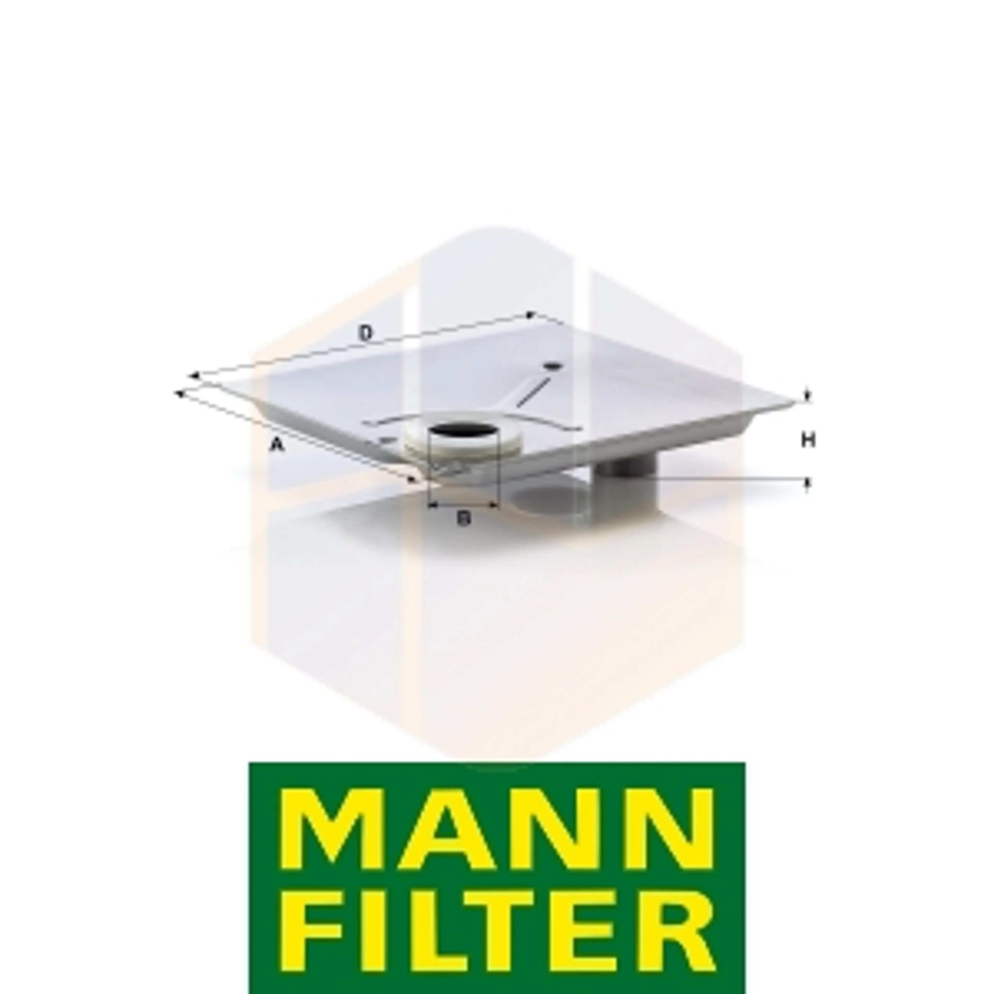 FILTRO ACEITE H 1615/1 X KIT MANN