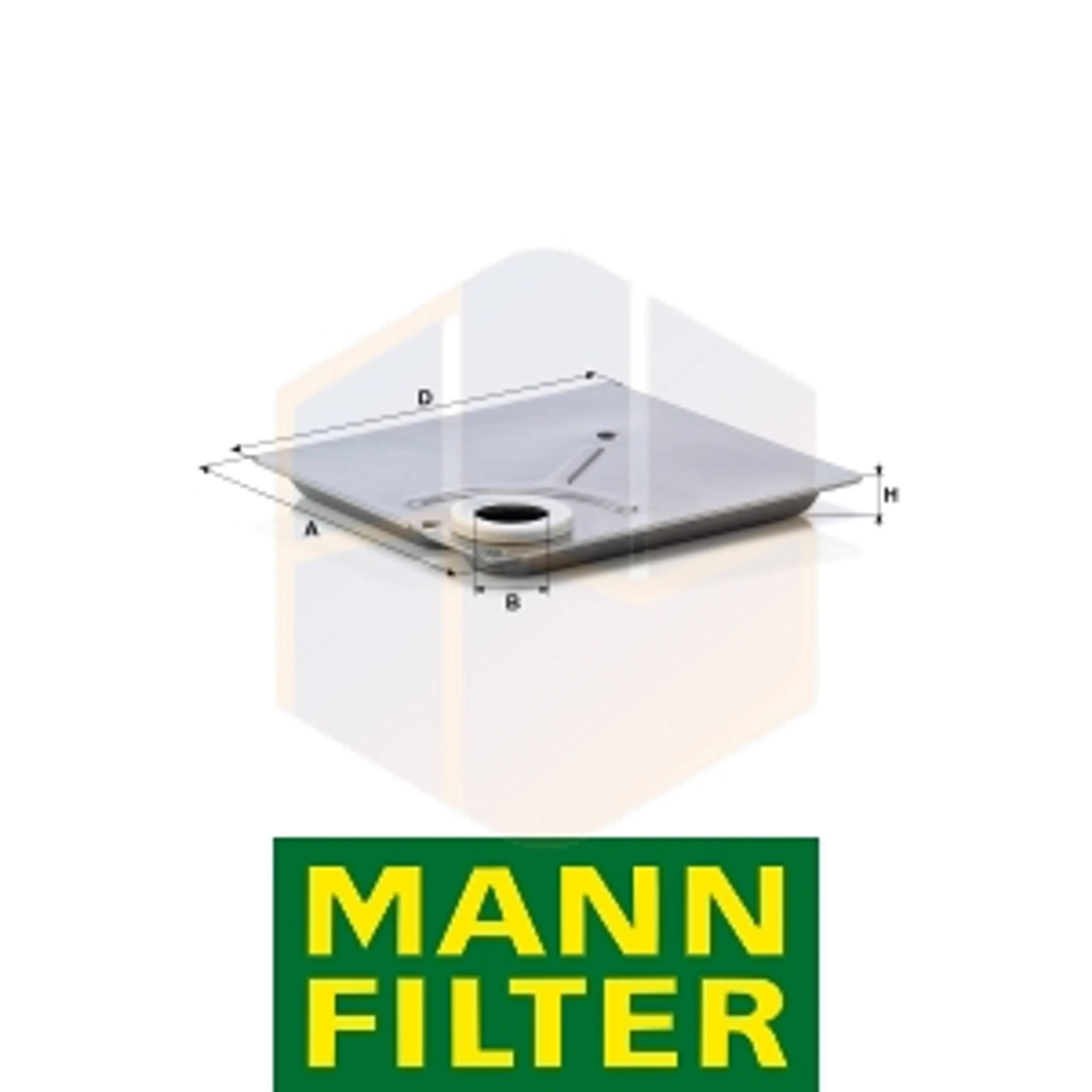 FILTRO ACEITE H 1615 X KIT MANN