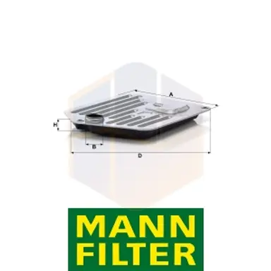 FILTRO ACEITE H 2522 X KIT MANN