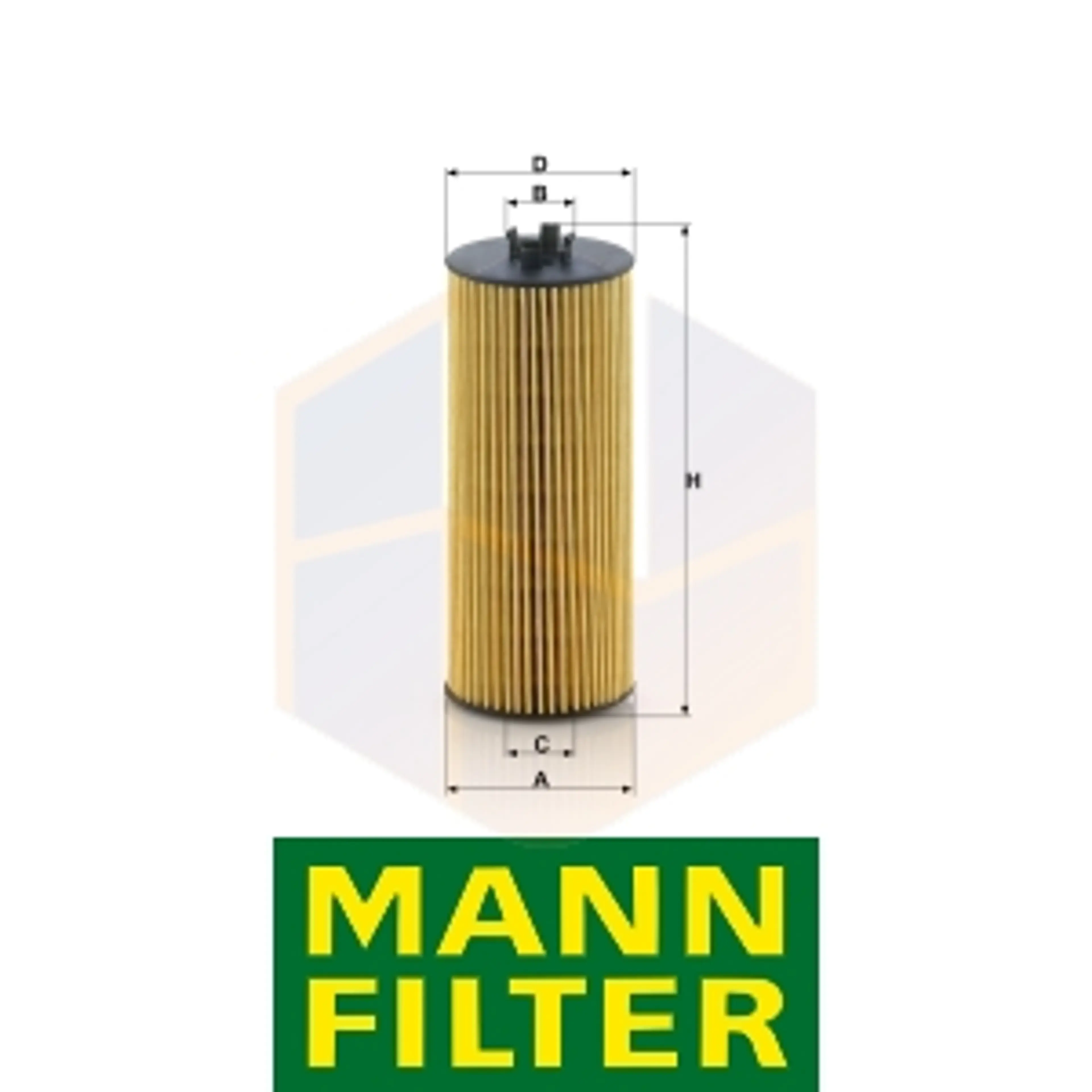 FILTRO ACEITE HU 6008 Z MANN