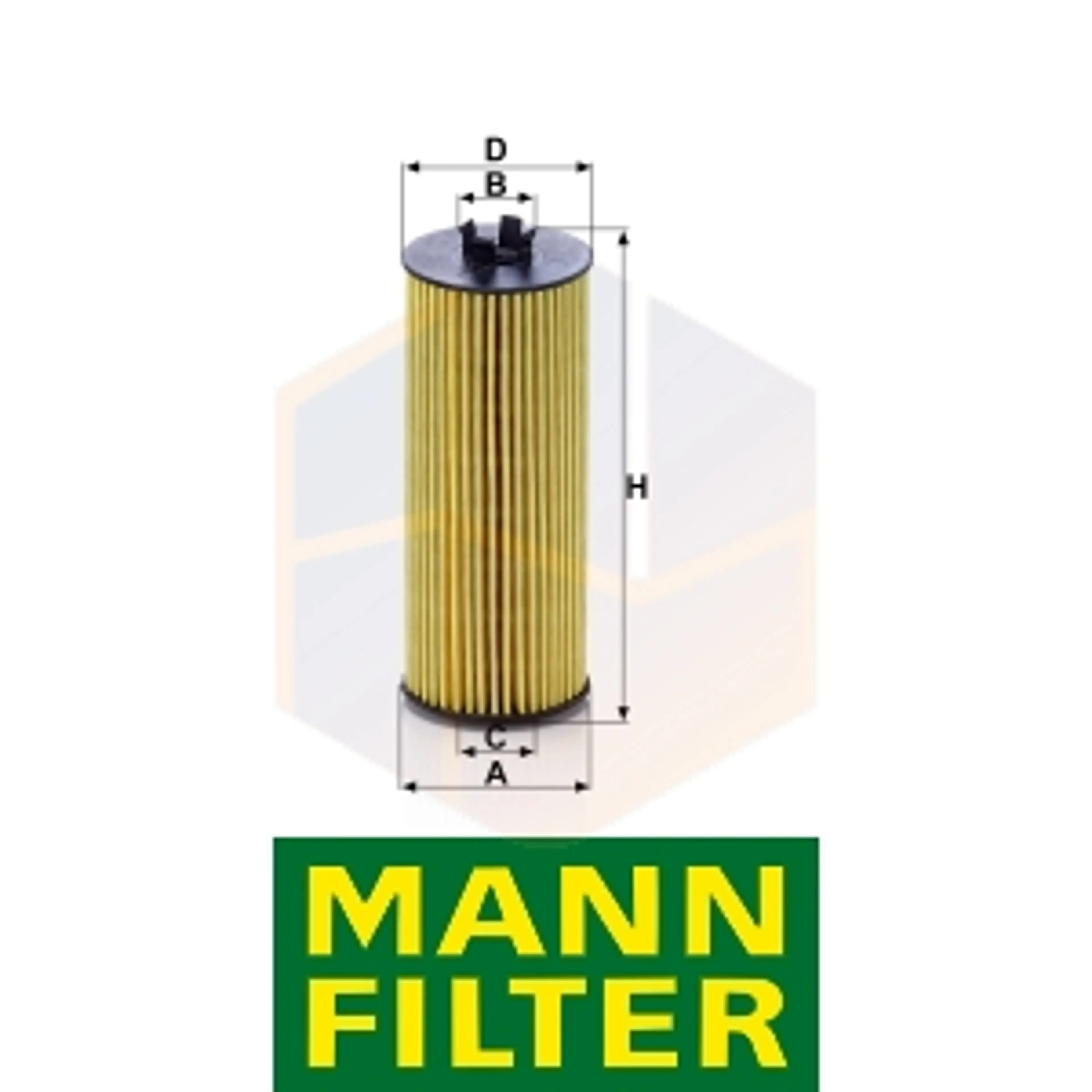 FILTRO ACEITE HU 6009 Z MANN