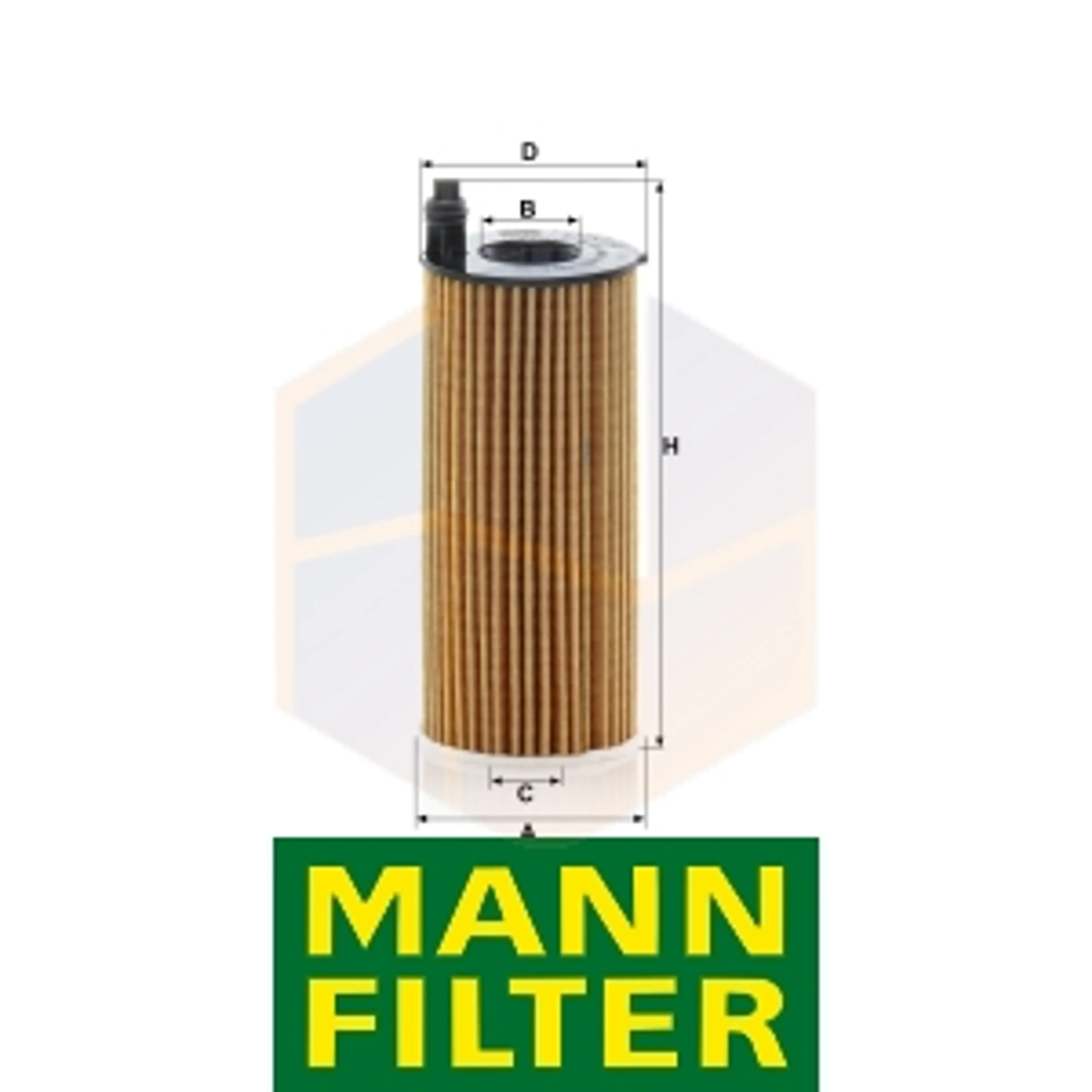 FILTRO ACEITE HU 6014/1 Z MANN