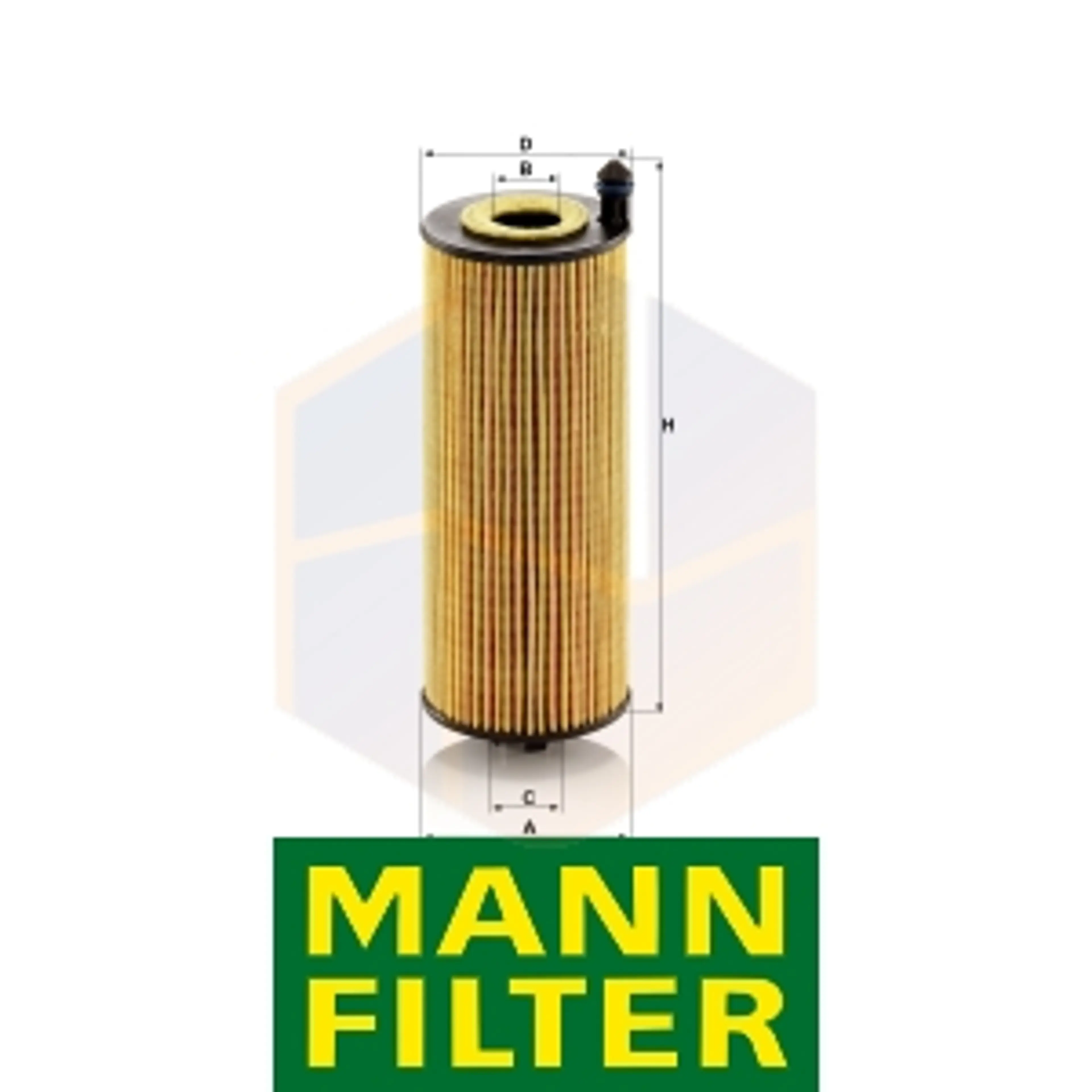 FILTRO ACEITE HU 6032 Z MANN