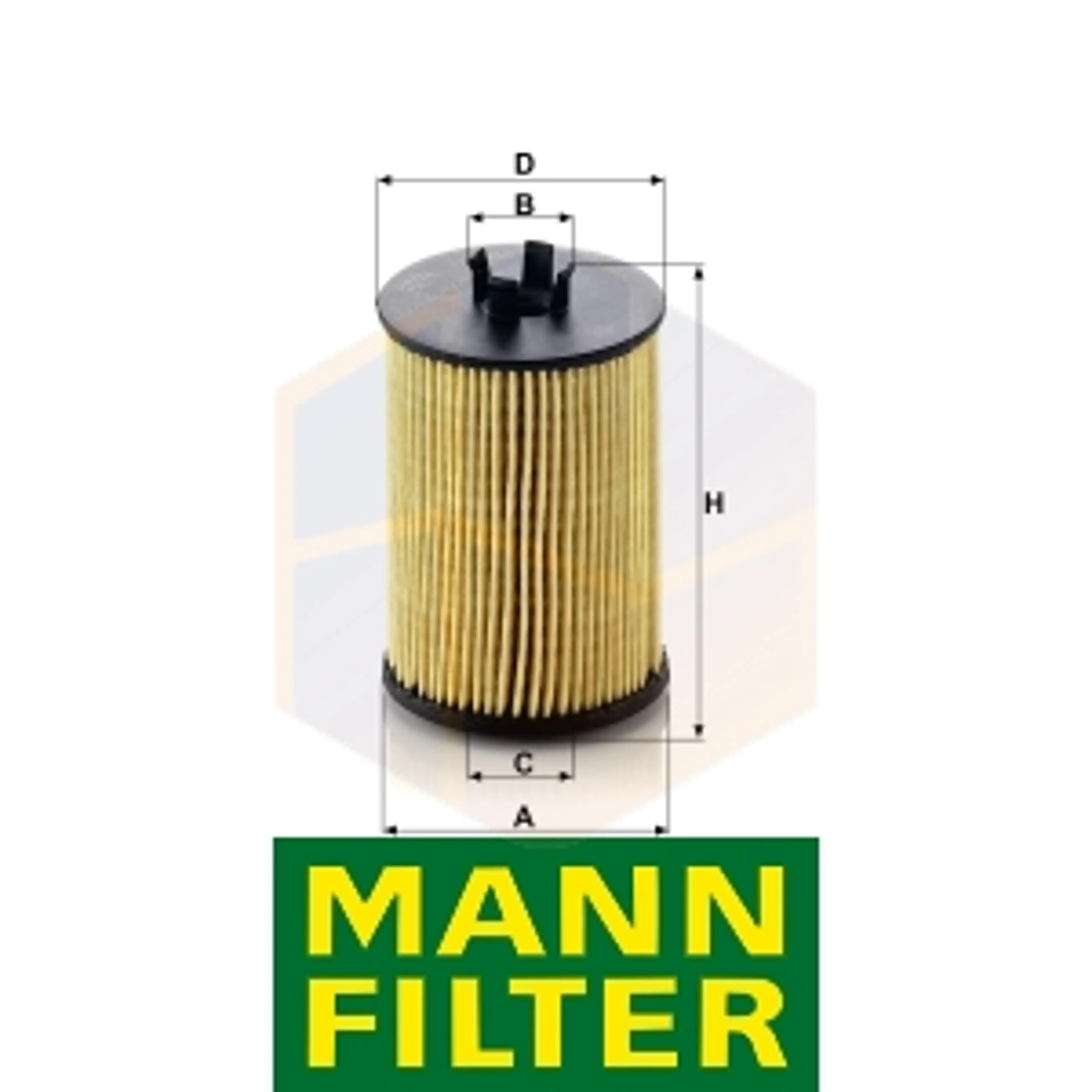 FILTRO ACEITE HU 612/1 X MANN