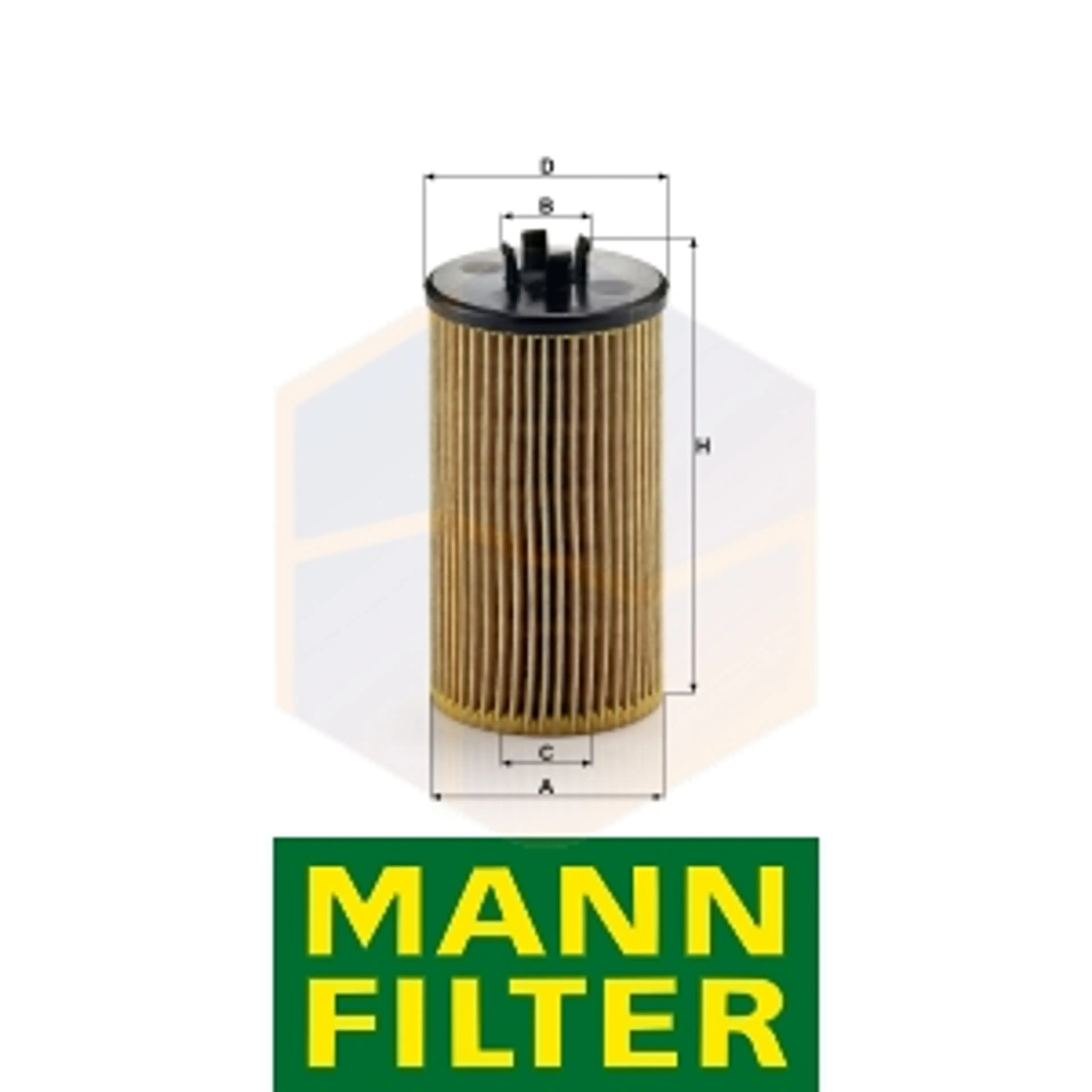 FILTRO ACEITE HU 612/2 X MANN