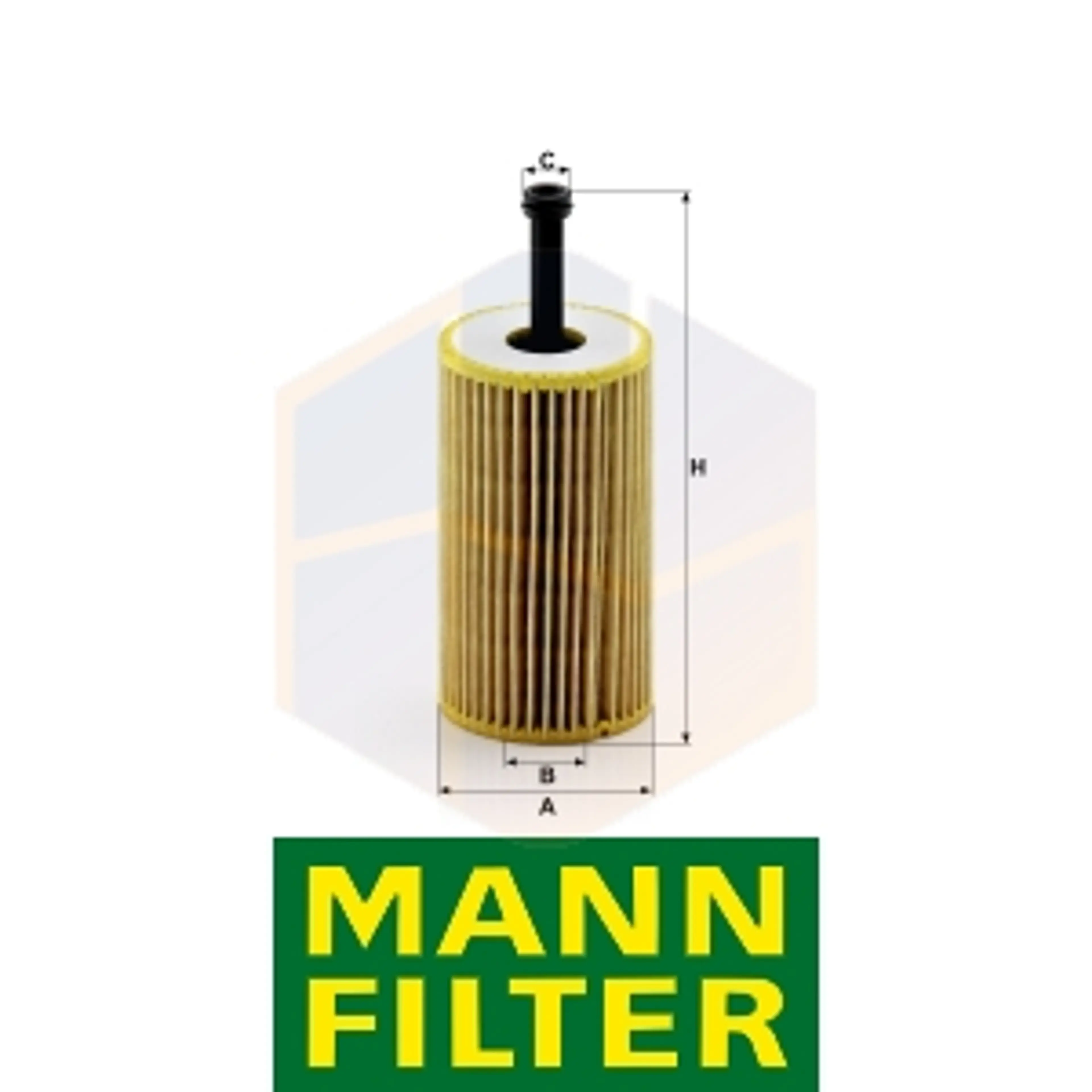 FILTRO ACEITE HU 612 X MANN