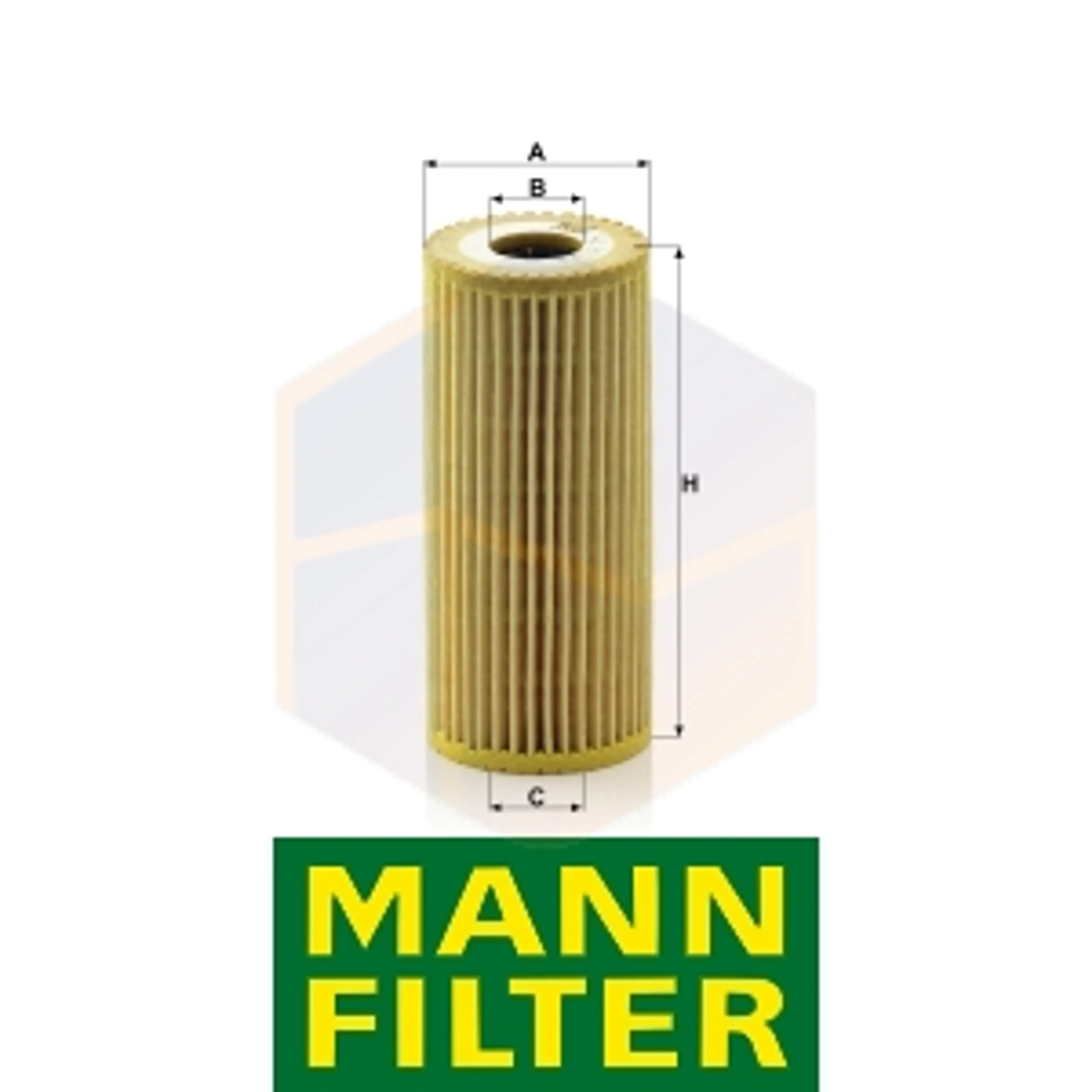 FILTRO ACEITE HU 615/3 X MANN