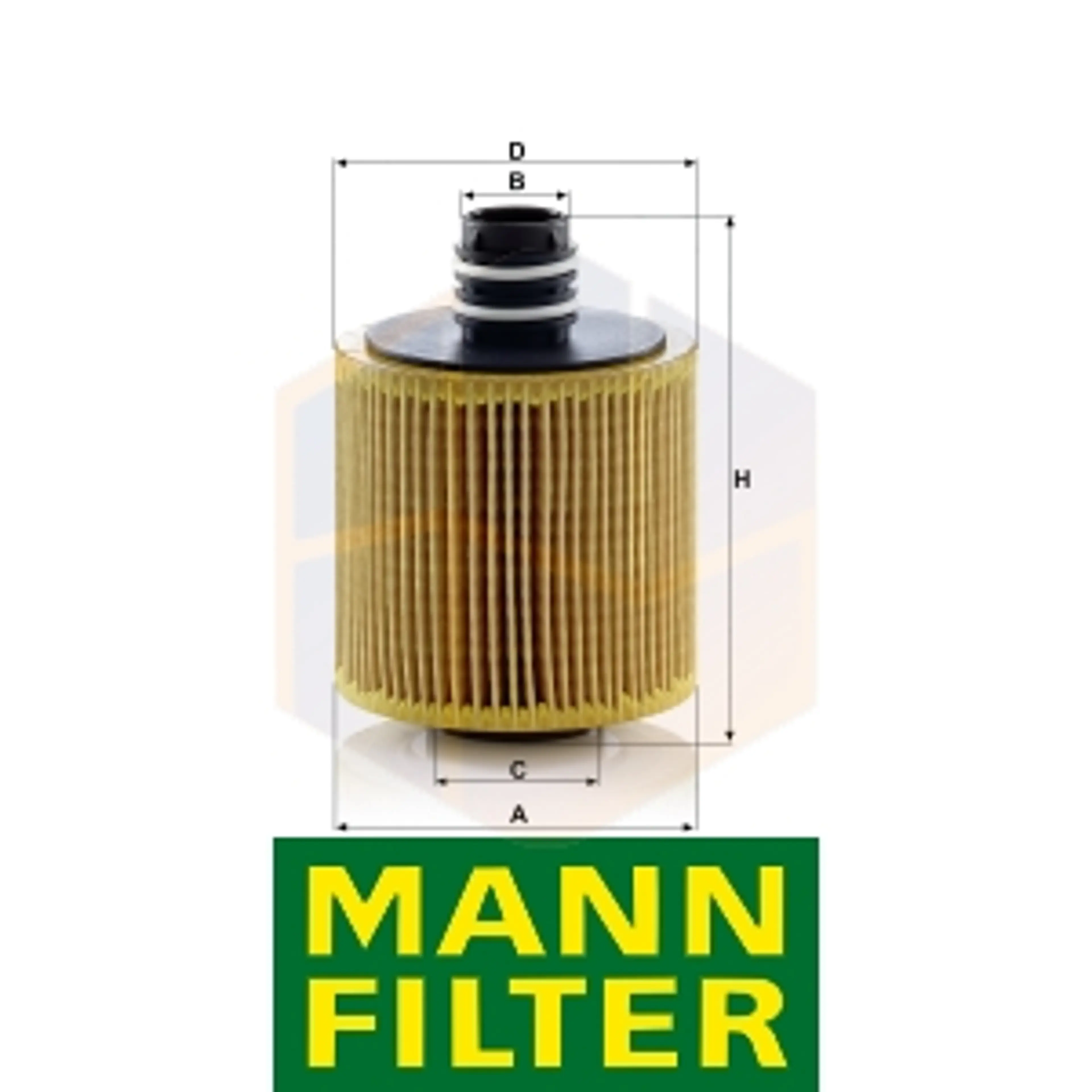 FILTRO ACEITE HU 8006 Z MANN