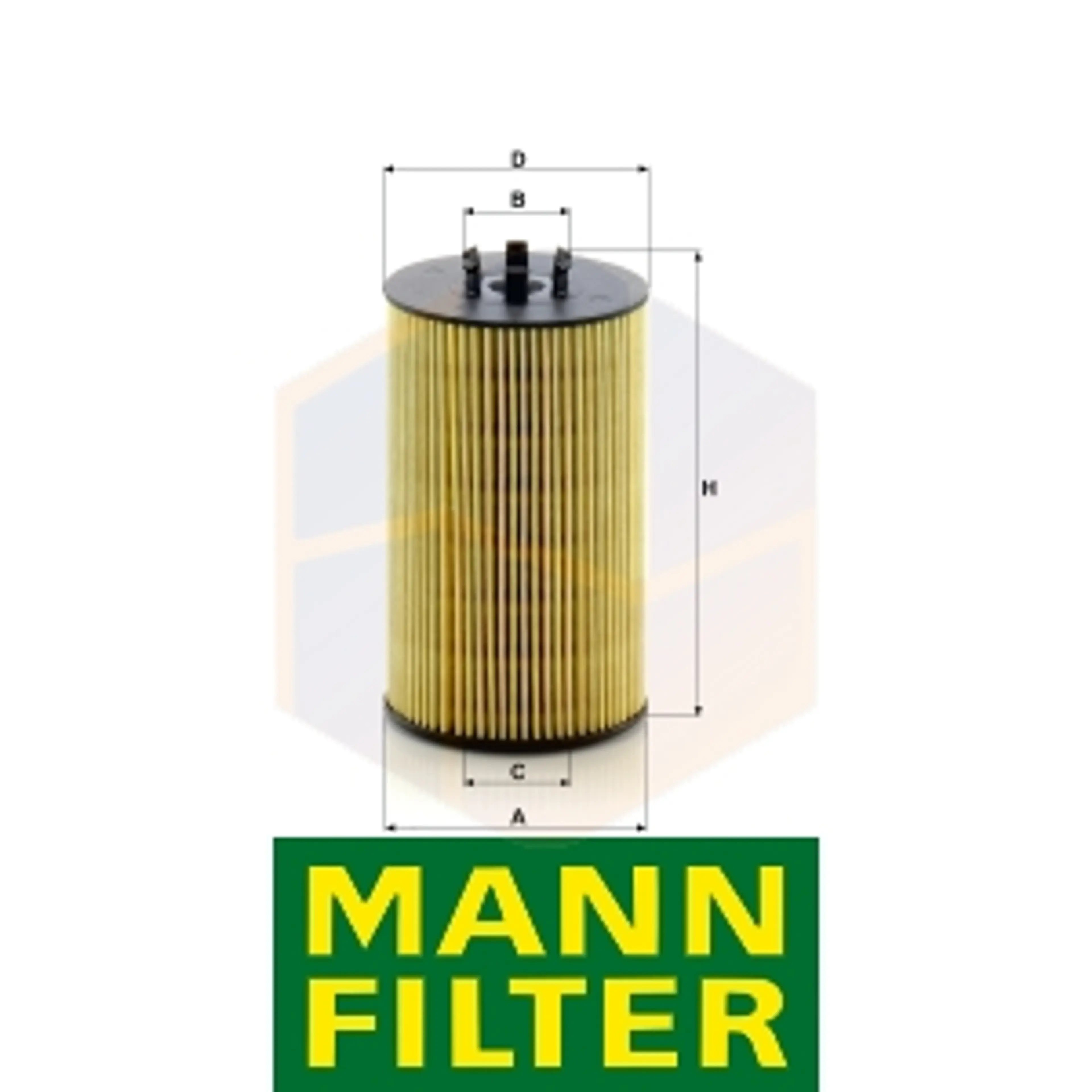 FILTRO ACEITE HU 8012 Z MANN