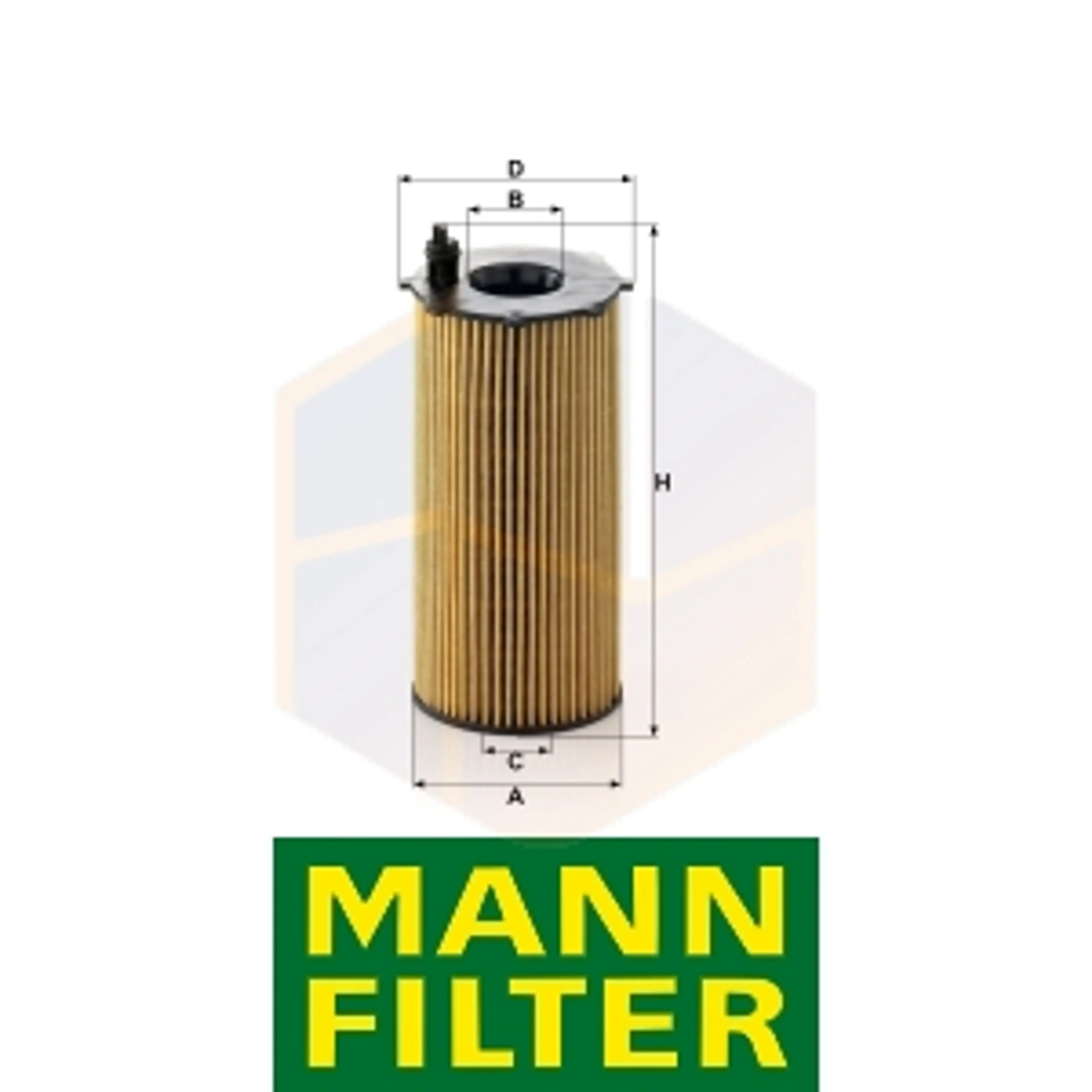 FILTRO ACEITE HU 820/2 X MANN