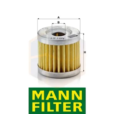 FILTRO ACEITE MH 51 MANN