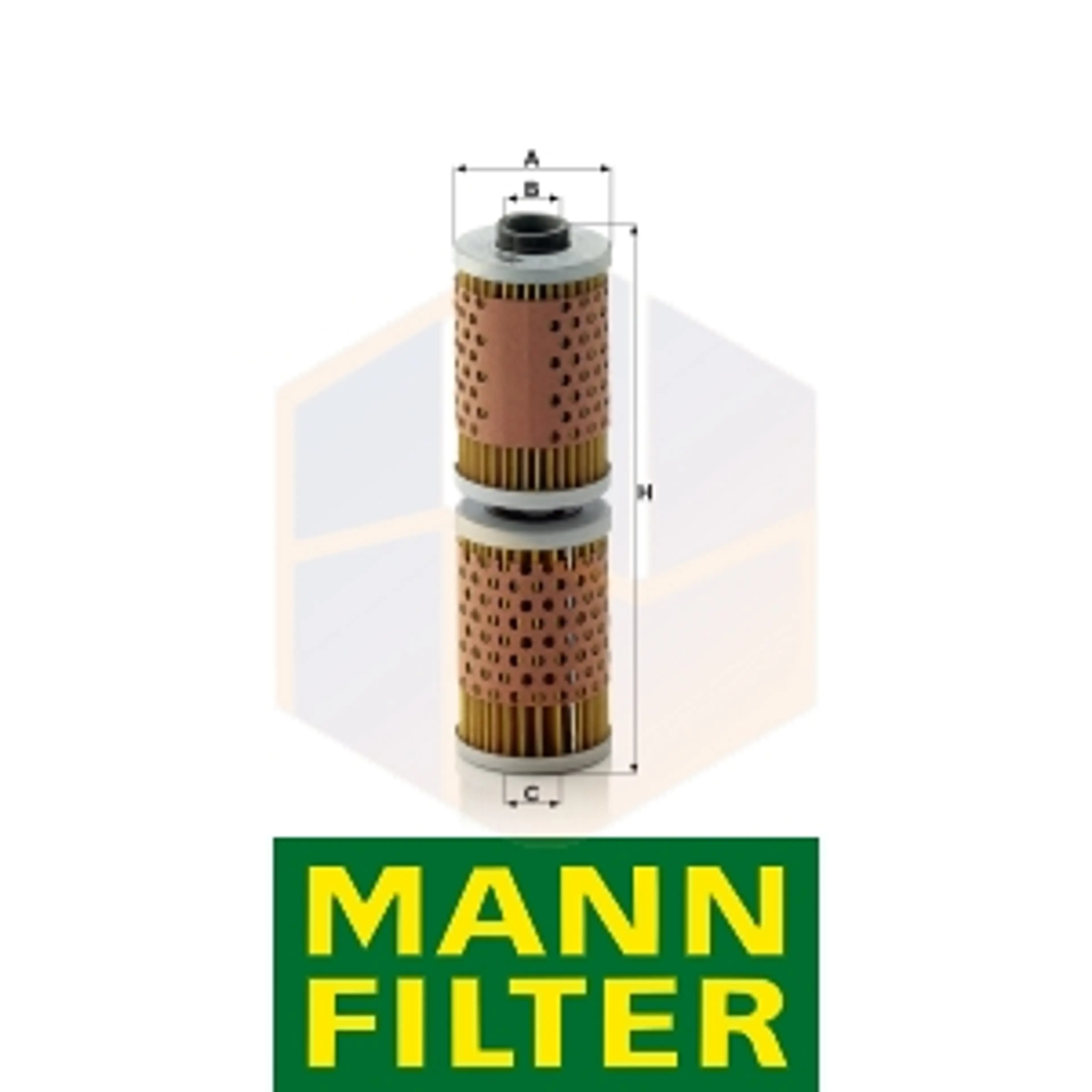 FILTRO ACEITE MH 58 X MANN