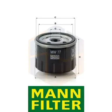FILTRO ACEITE MW 77 MANN