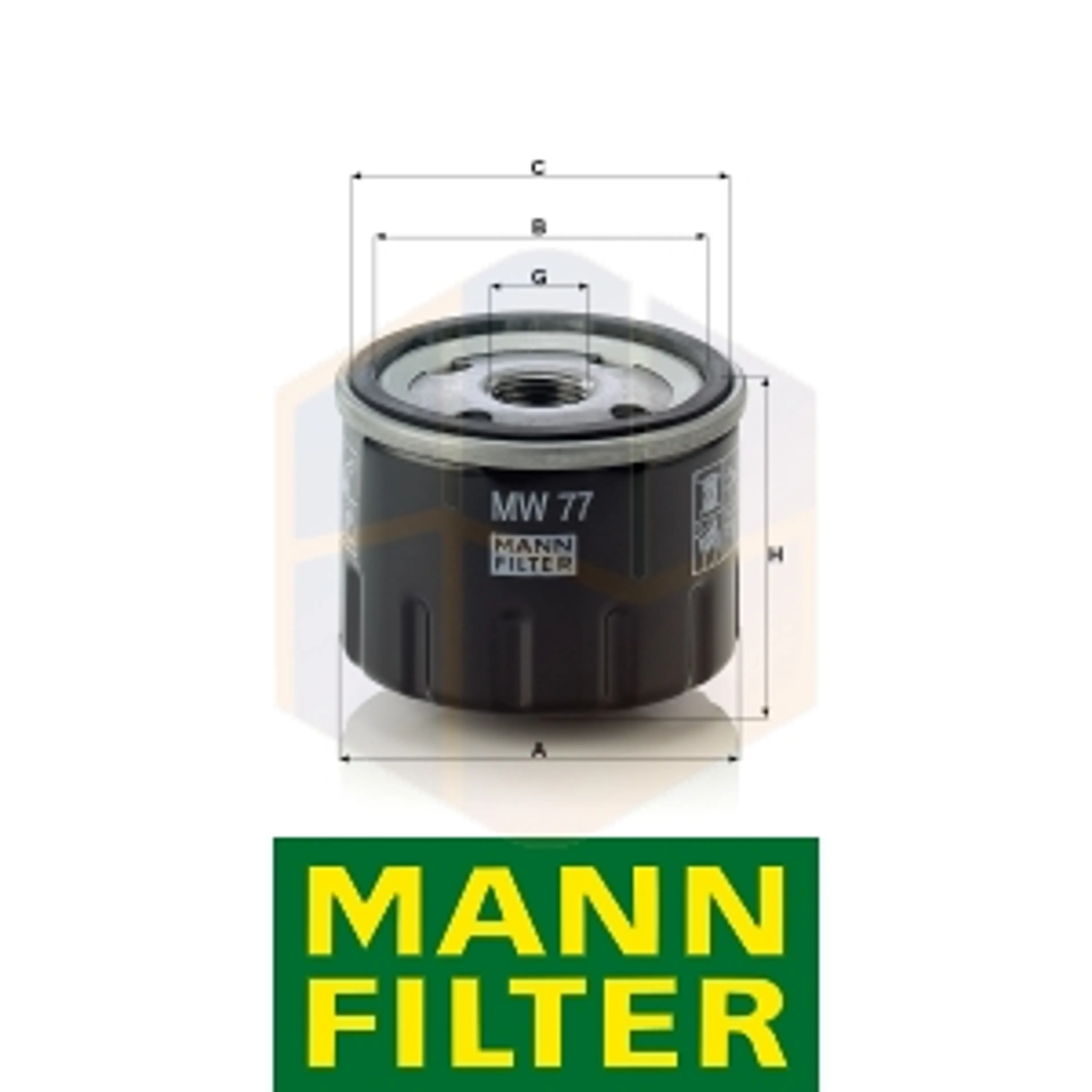 FILTRO ACEITE MW 77 MANN