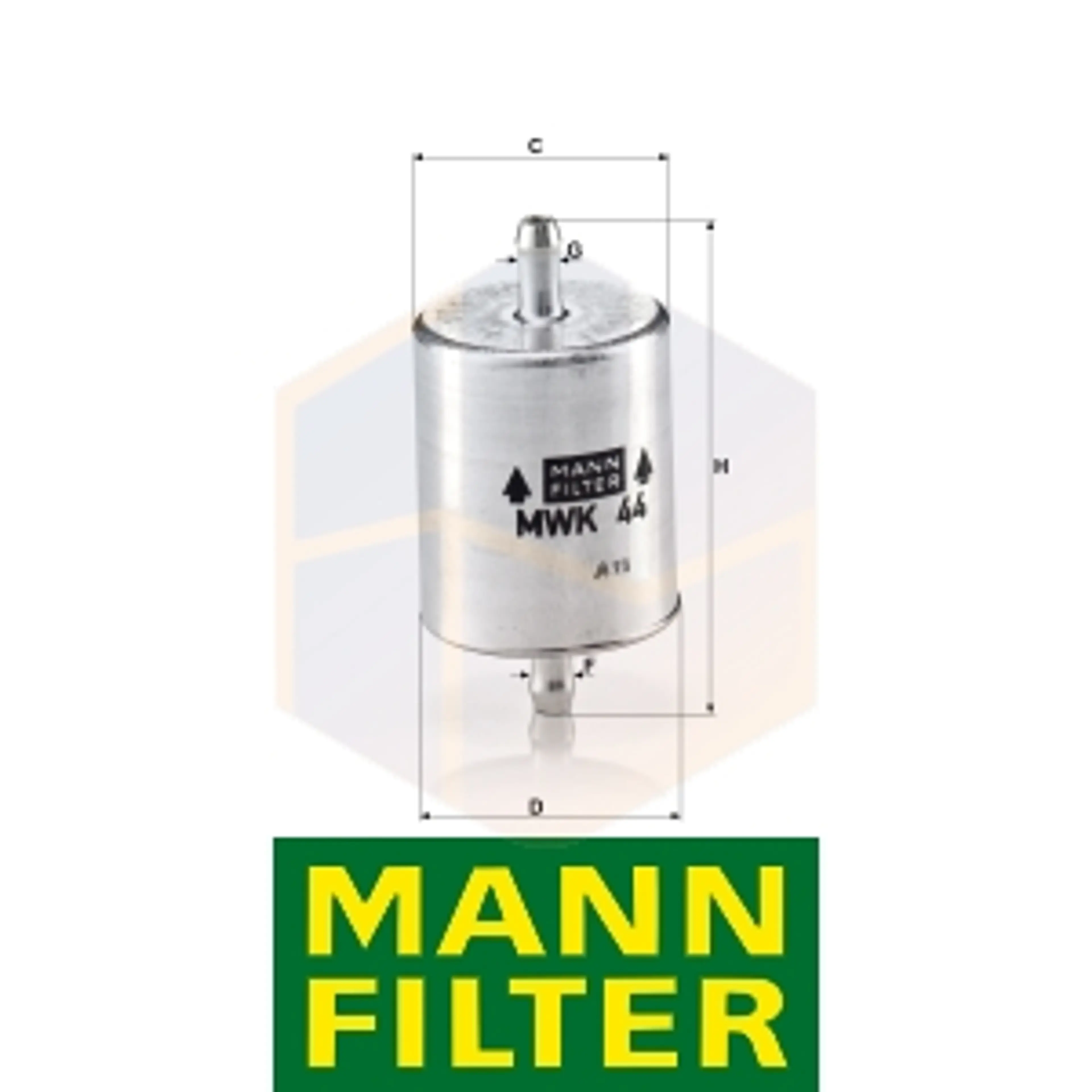 FILTRO COMBUSTIBLE MWK 44 MANN