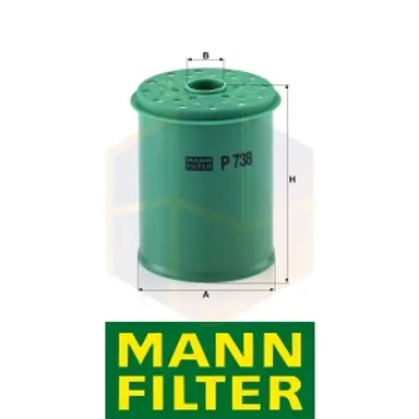 FILTRO COMBUSTIBLE P 738 X MANN
