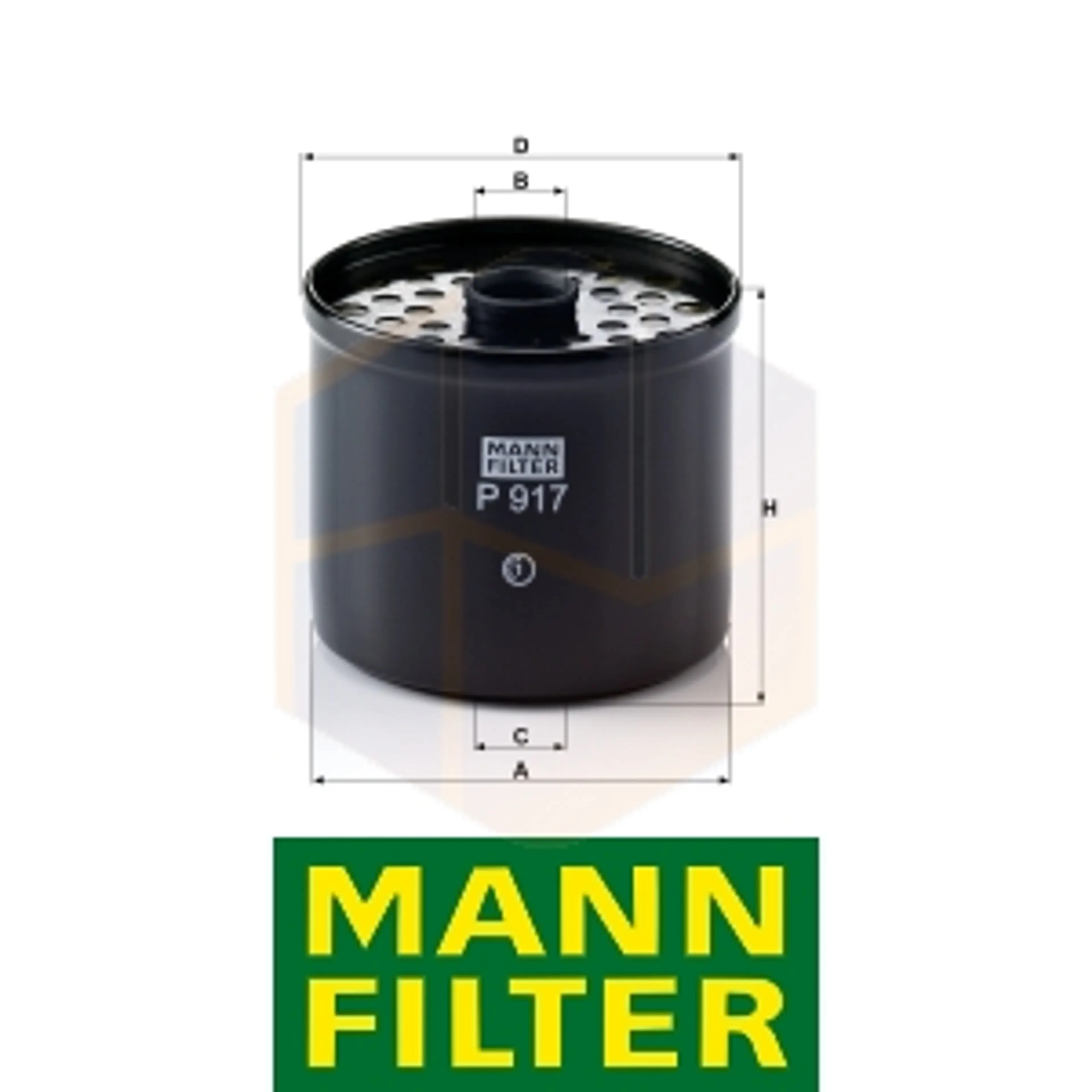 FILTRO COMBUSTIBLE P 917 X MANN
