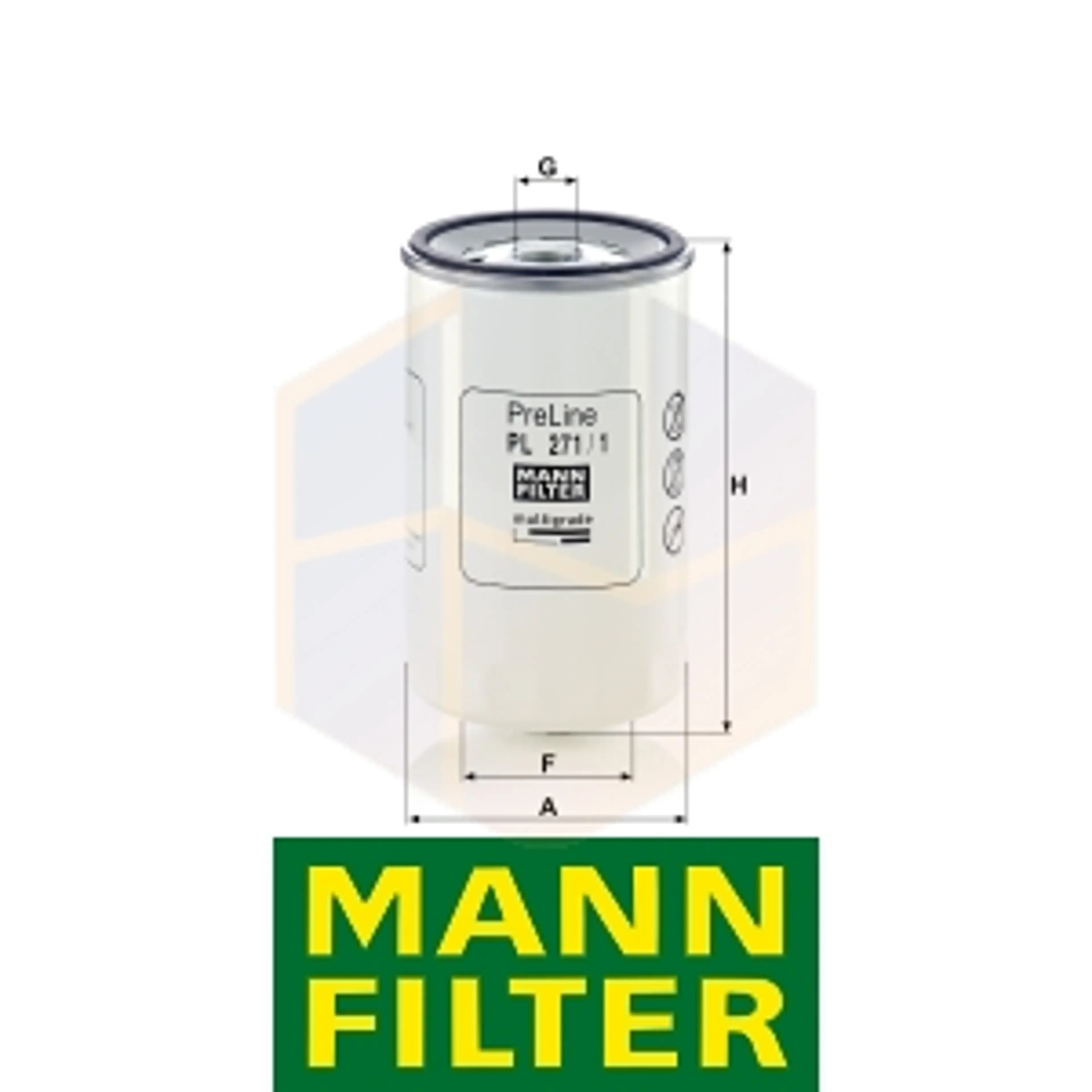 FILTRO COMBUSTIBLE PL 271/1 MANN