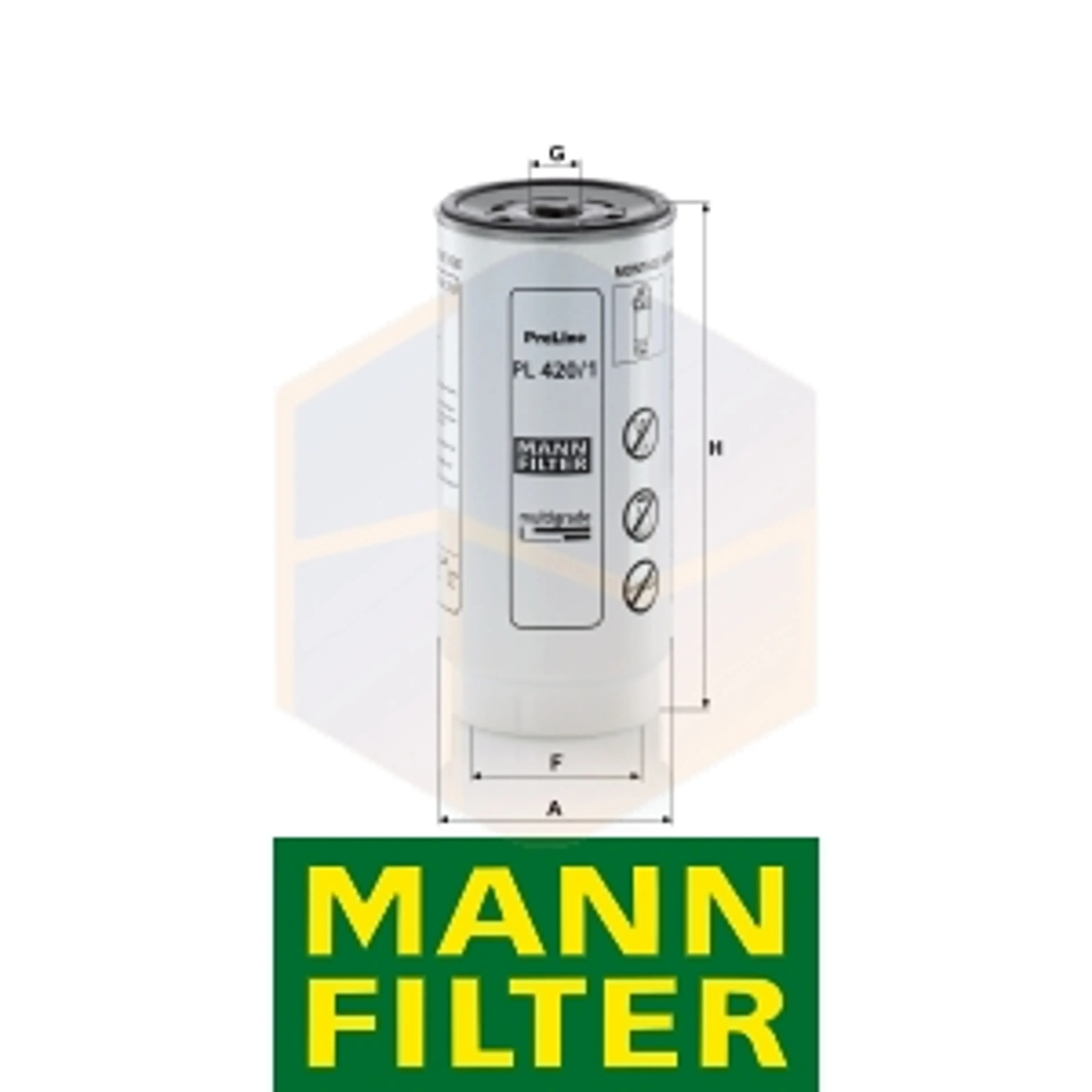 FILTRO COMBUSTIBLE PL 420/1 X MANN