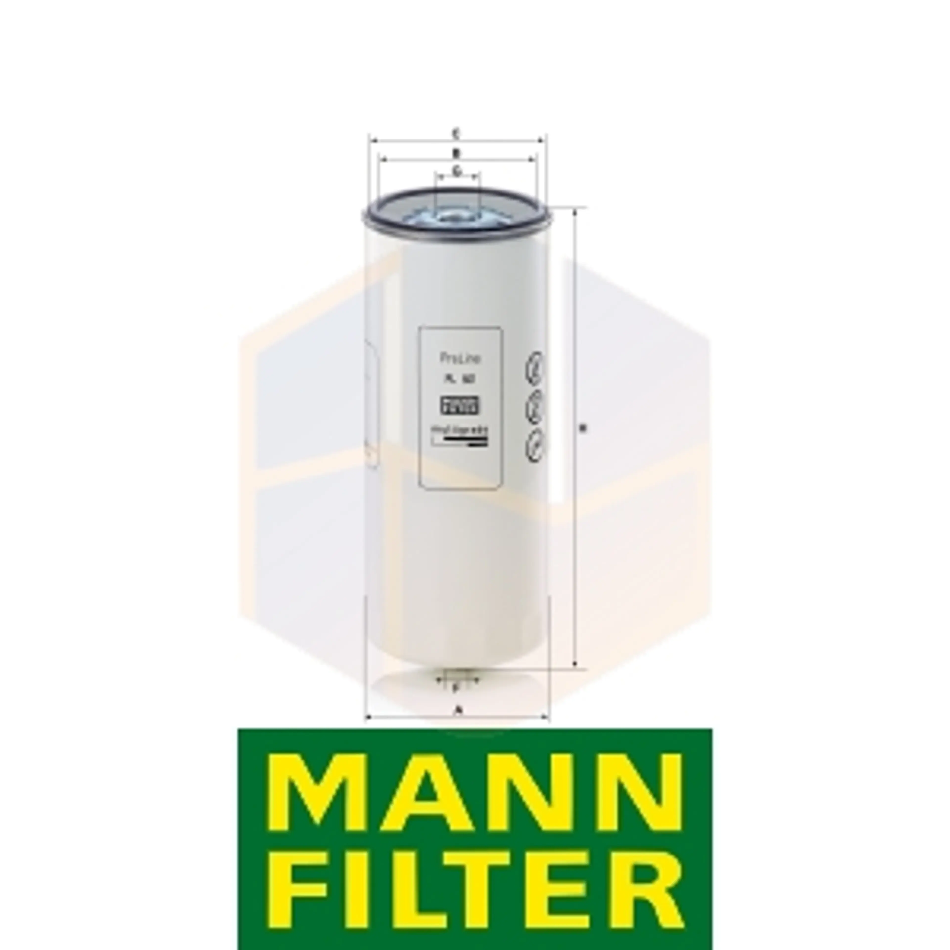 FILTRO COMBUSTIBLE PL 601 MANN