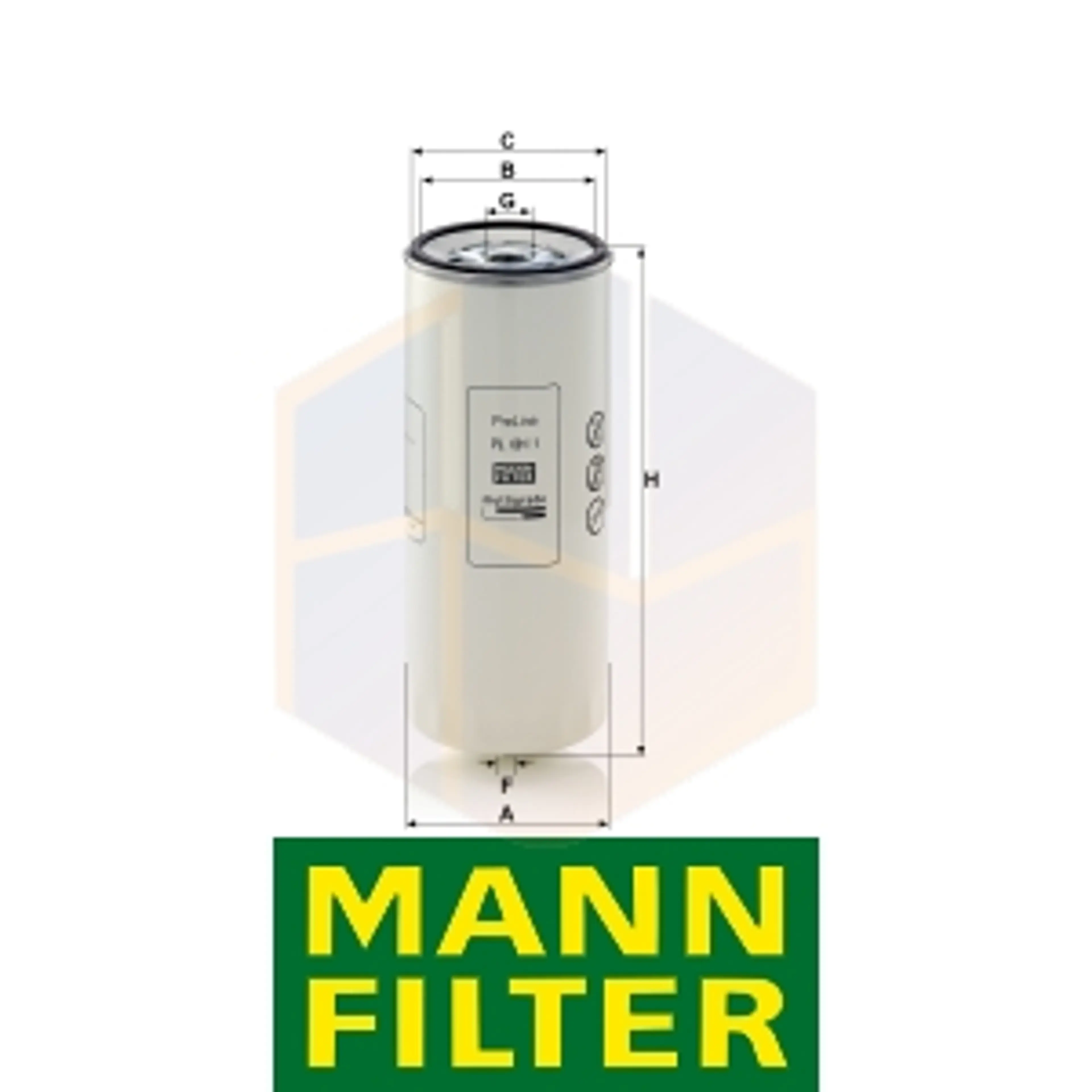 FILTRO COMBUSTIBLE  PL 601/1 X MANN