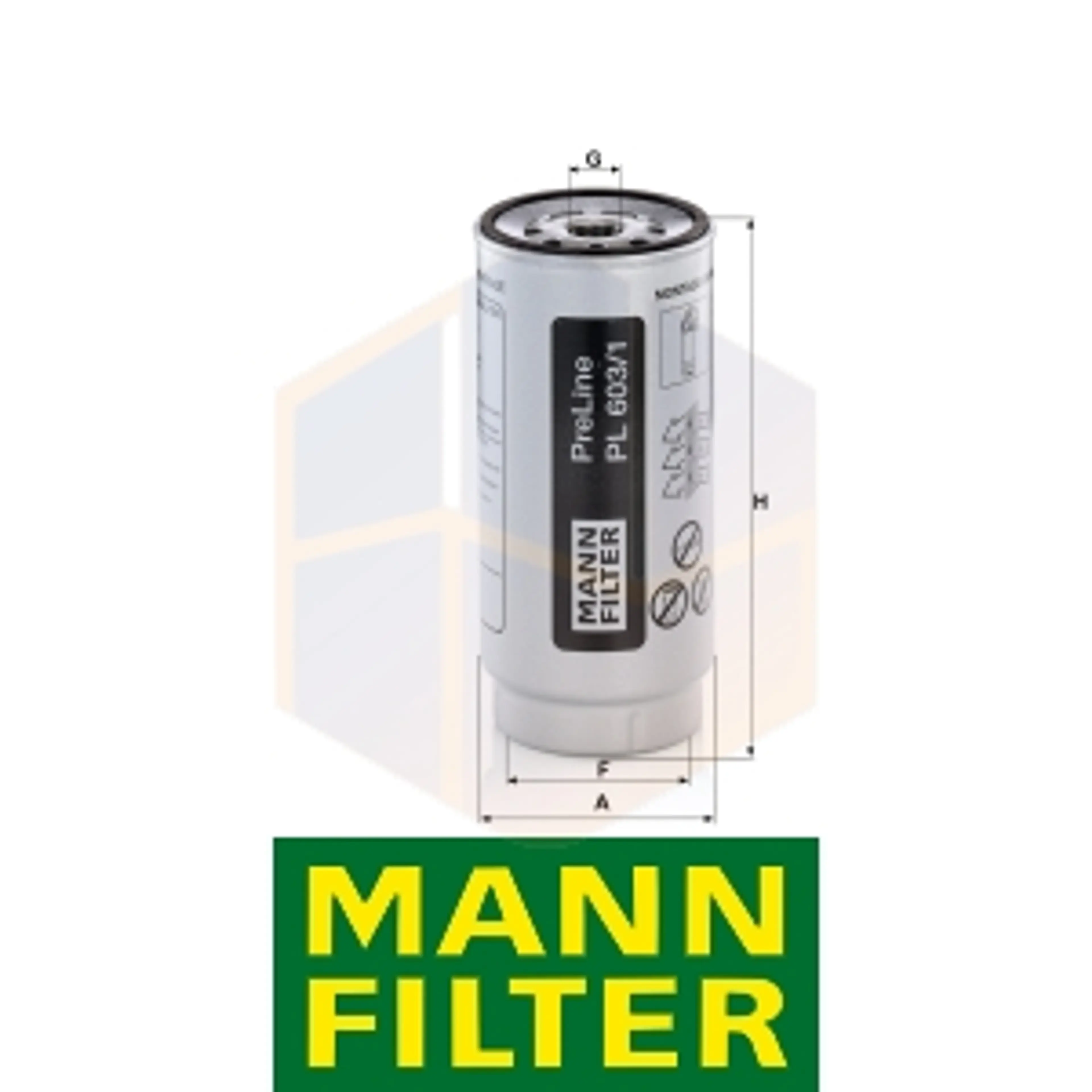 FILTRO COMBUSTIBLE PL 603/1 X MANN