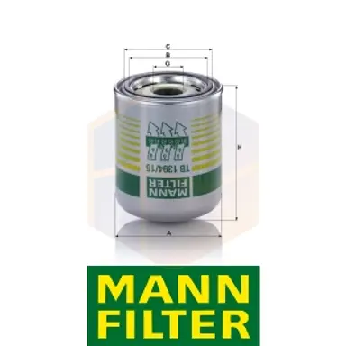 FILTRO TB 1394/16 X MANN