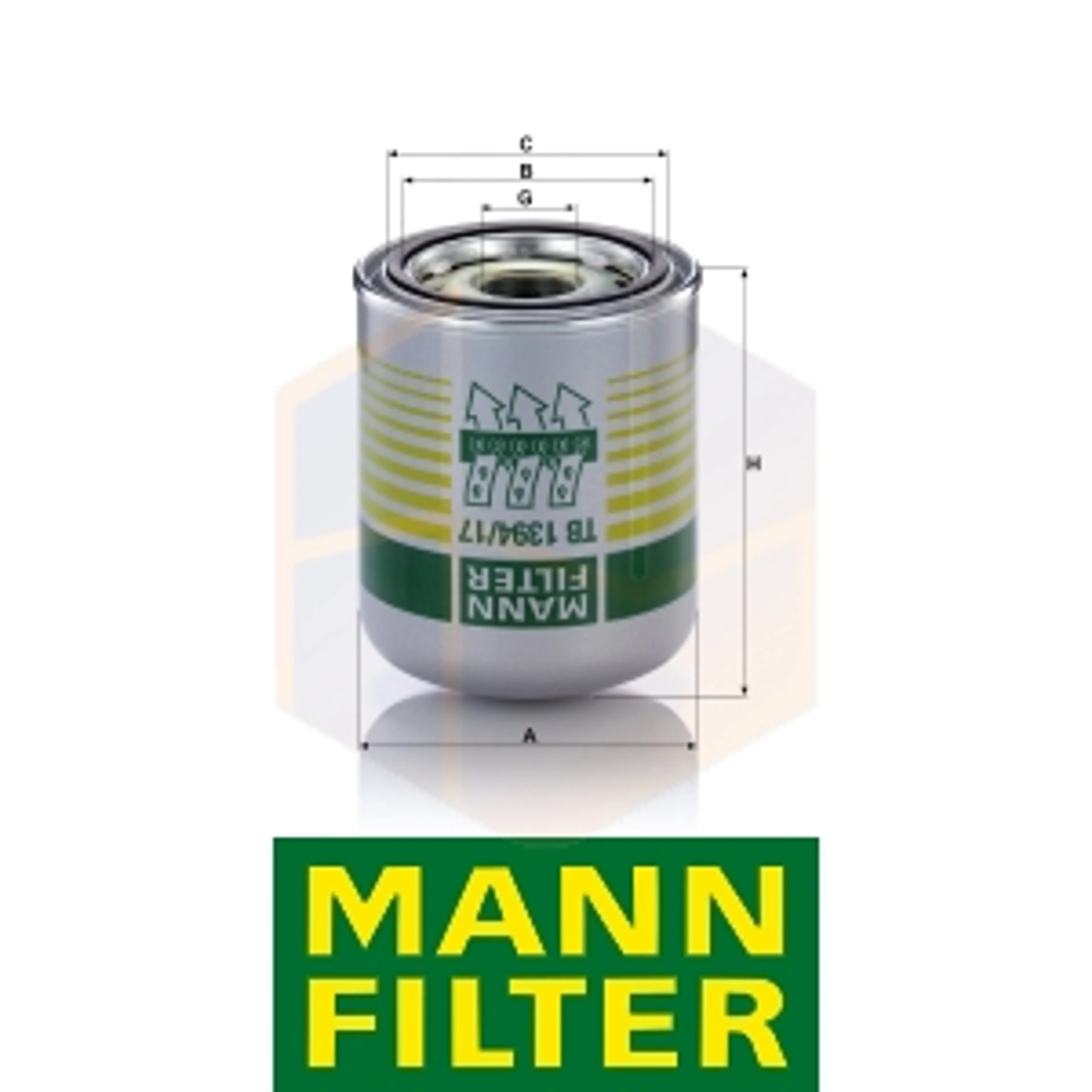 FILTRO TB 1394/17 X MANN