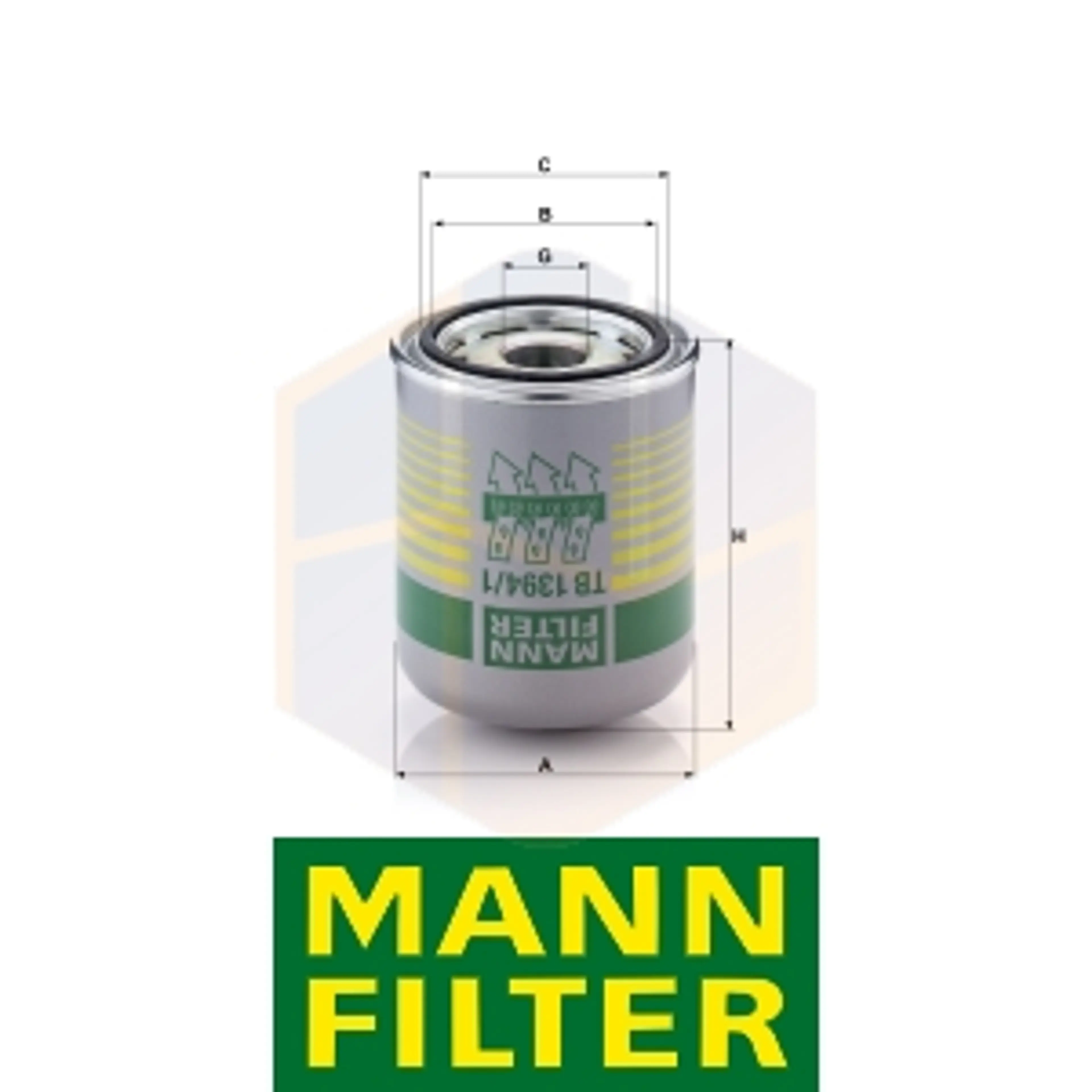 FILTRO TB 1394/1 X MANN