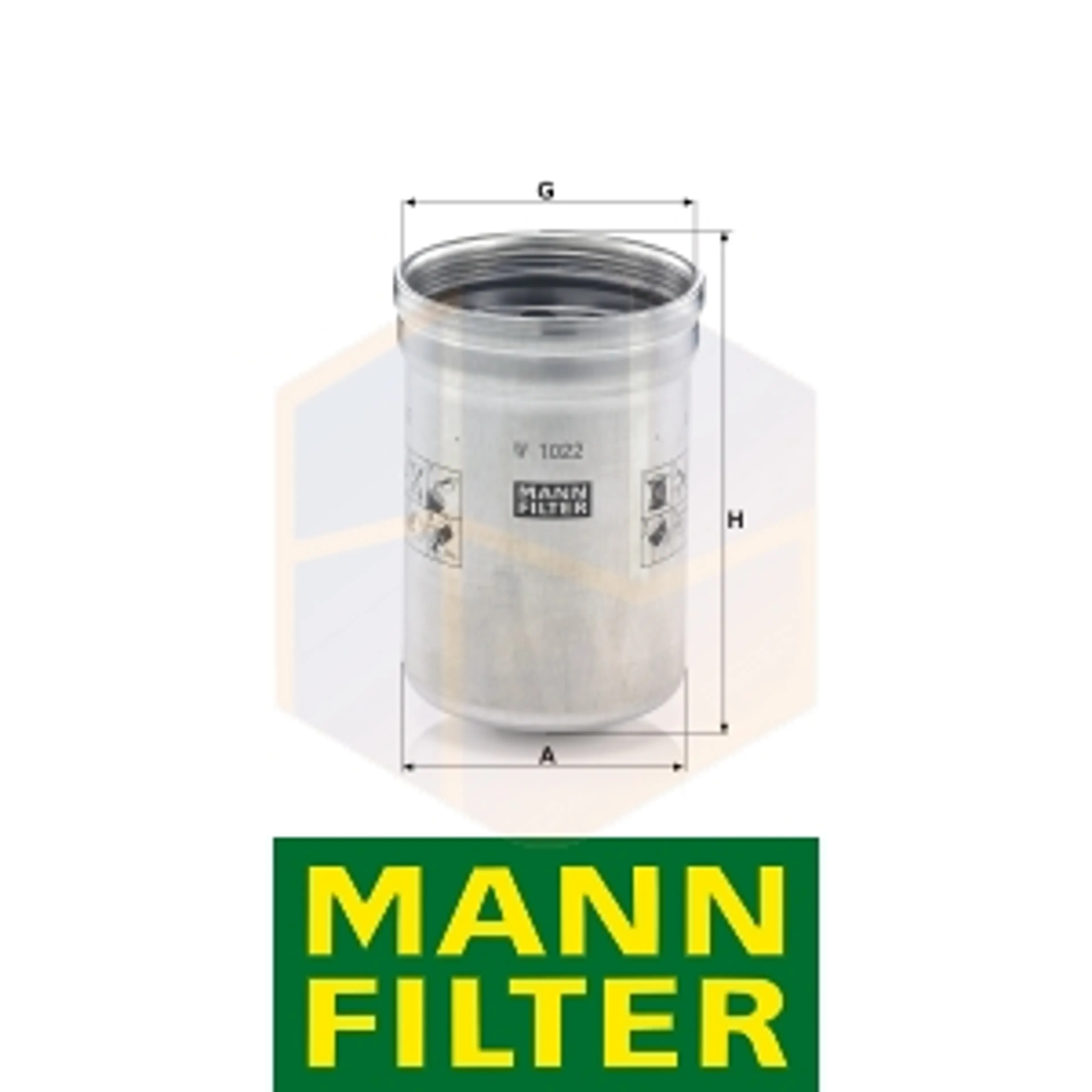 FILTRO ACEITE W 1022 MANN