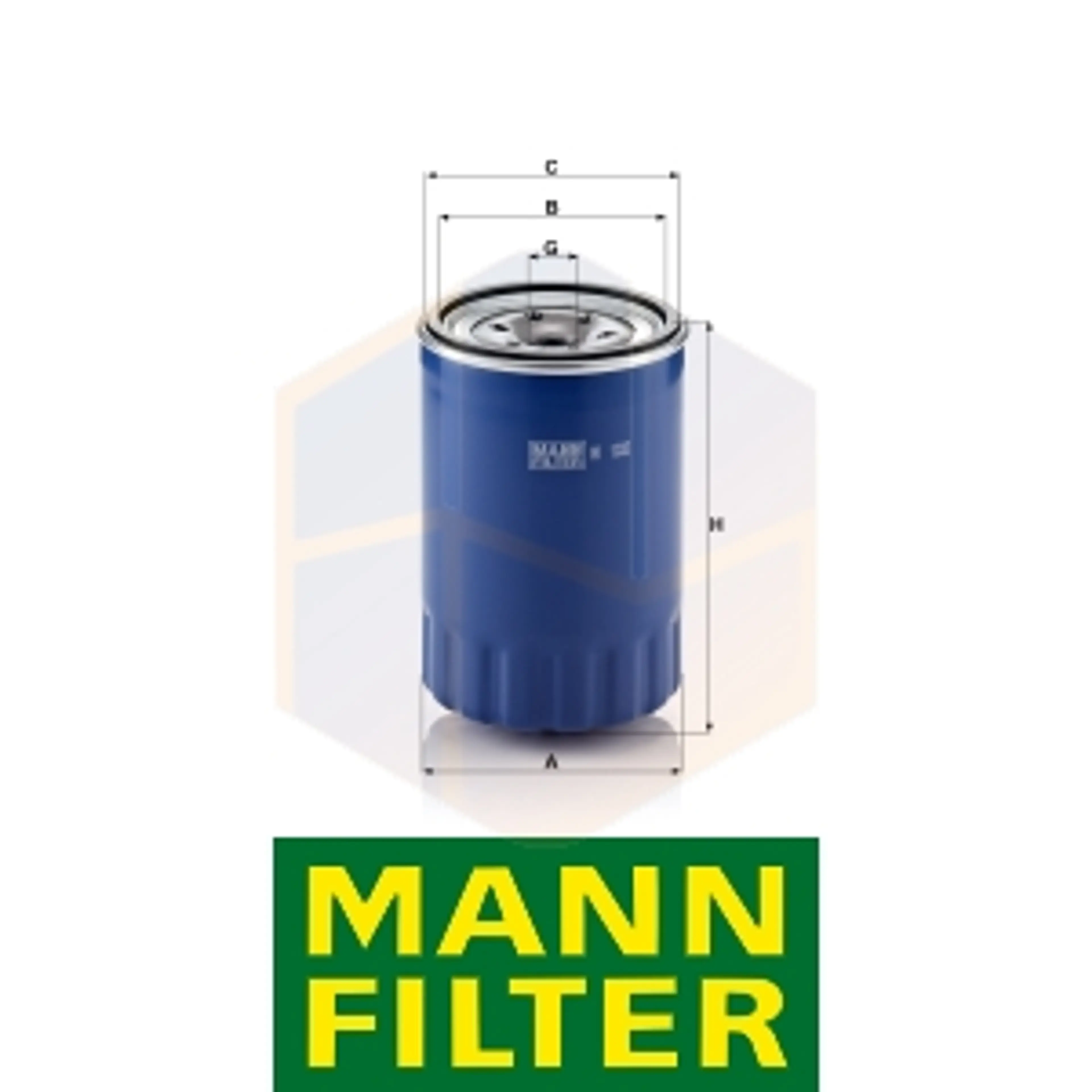 FILTRO ACEITE W 1035 MANN