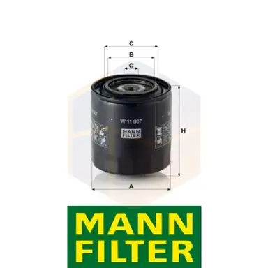 FILTRO ACEITE W 11 007 MANN