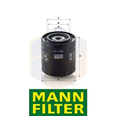 FILTRO ACEITE W 11 008 MANN