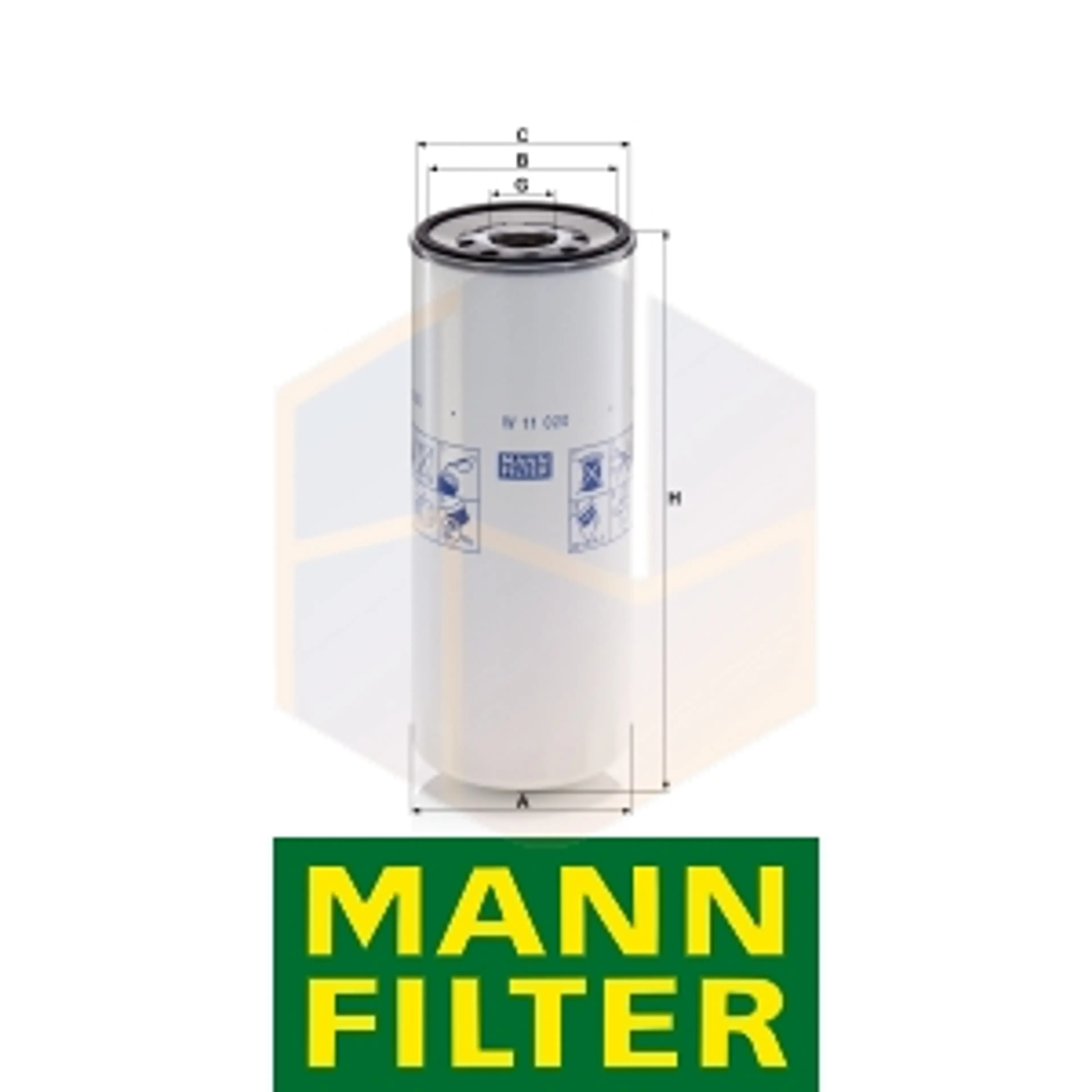 FILTRO ACEITE W 11 020 MANN