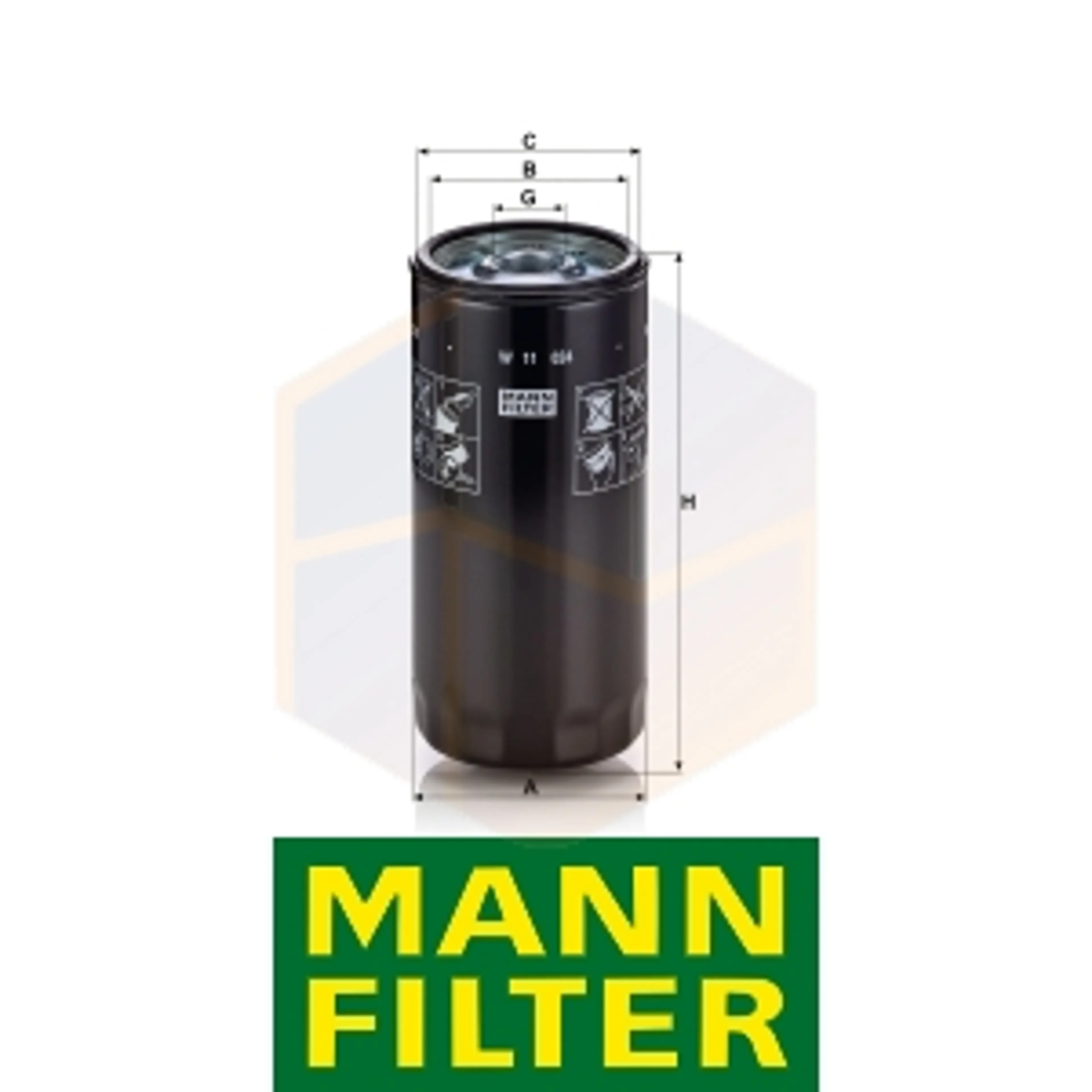 FILTRO ACEITE W 11 024 MANN