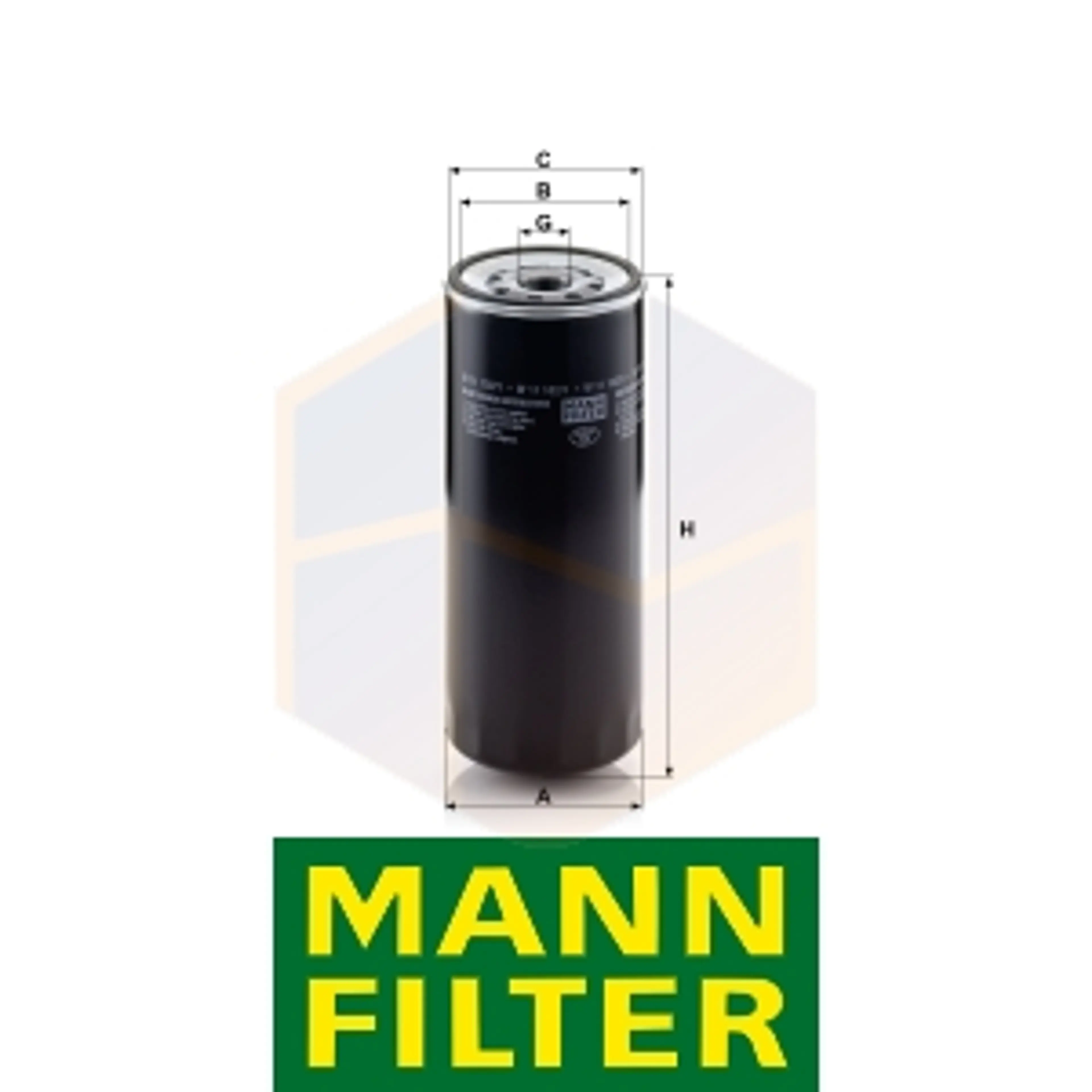 FILTRO ACEITE W 11 102/1 MANN