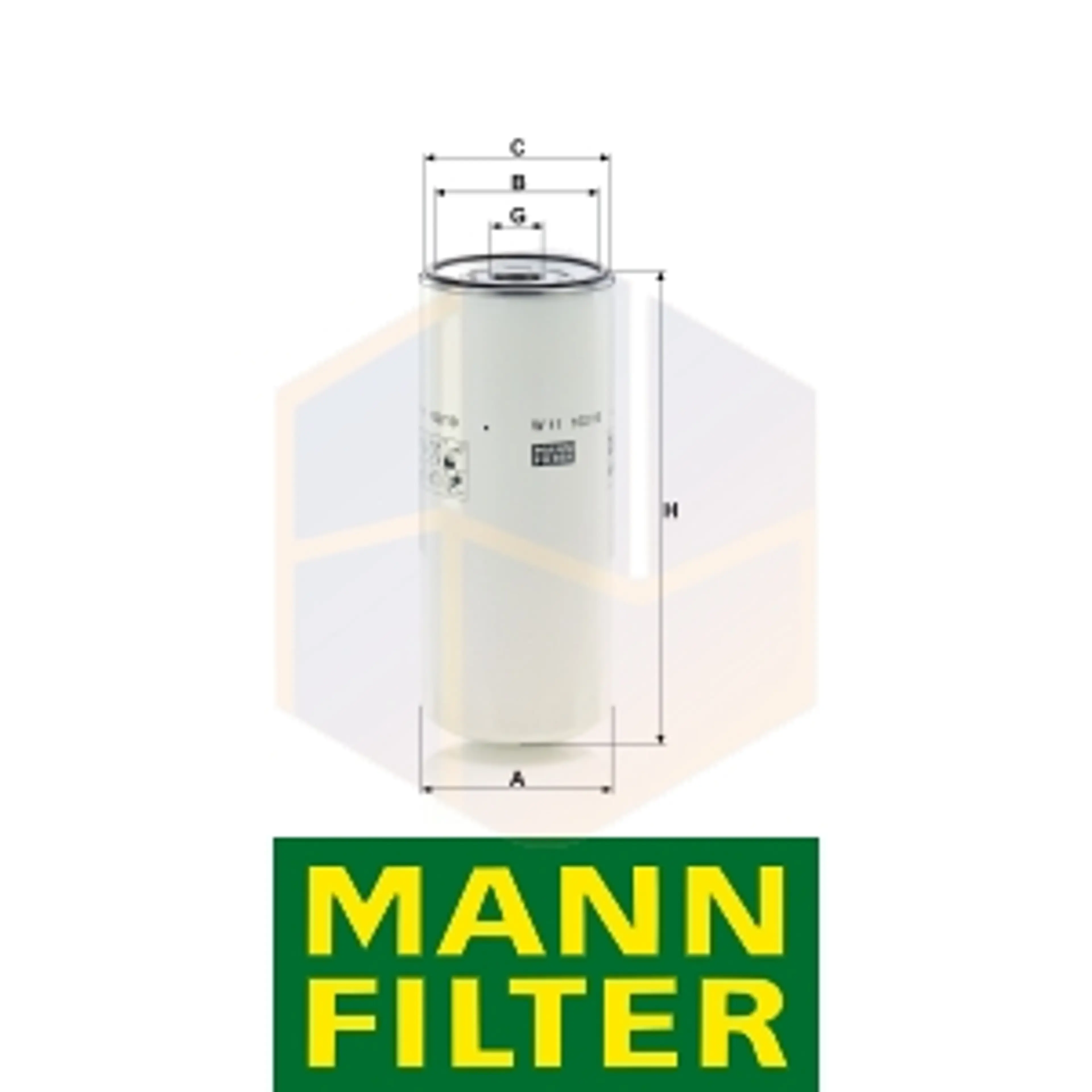 FILTRO ACEITE W 11 102/10 MANN