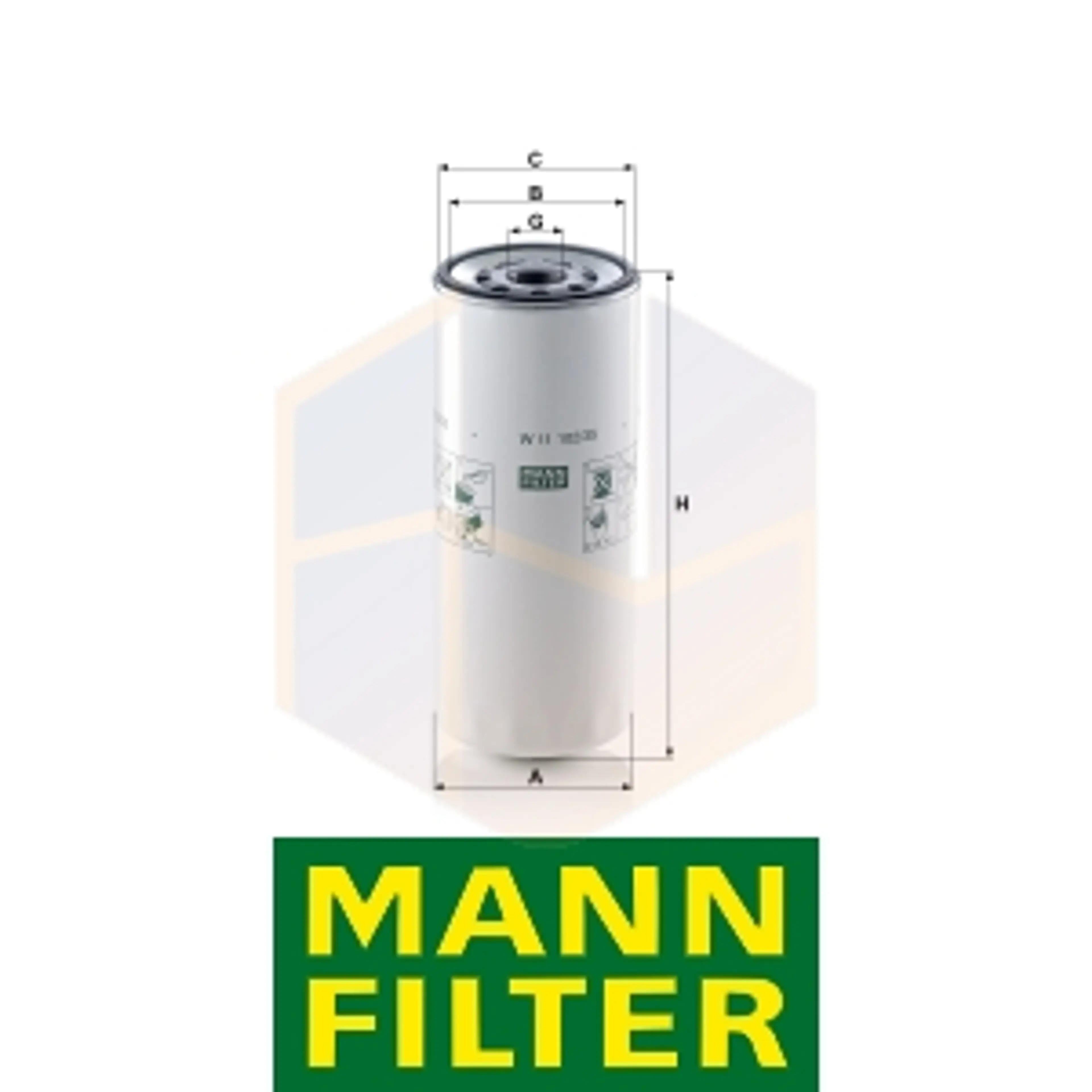 FILTRO ACEITE W 11 102/35 MANN