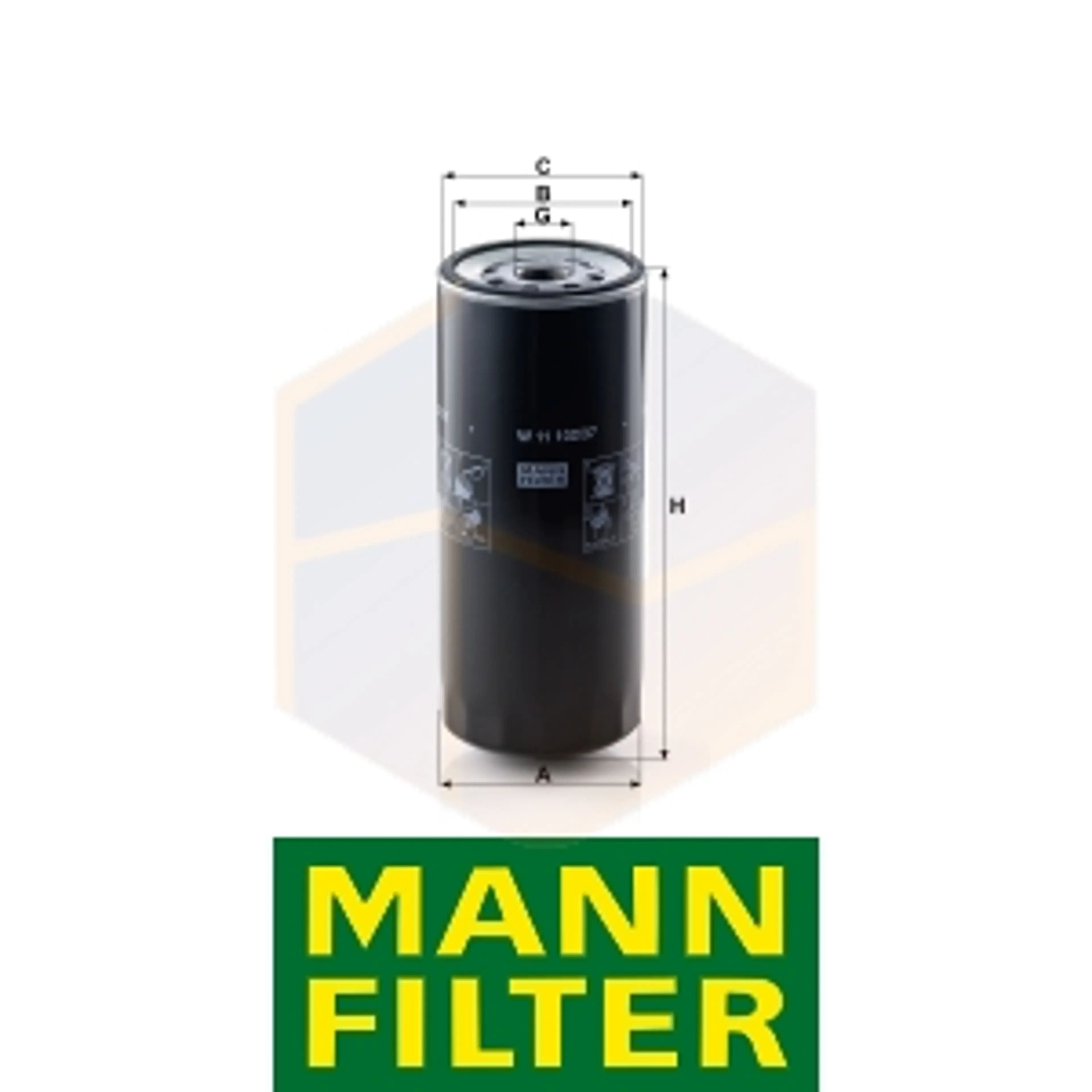 FILTRO ACEITE W 11 102/37 MANN