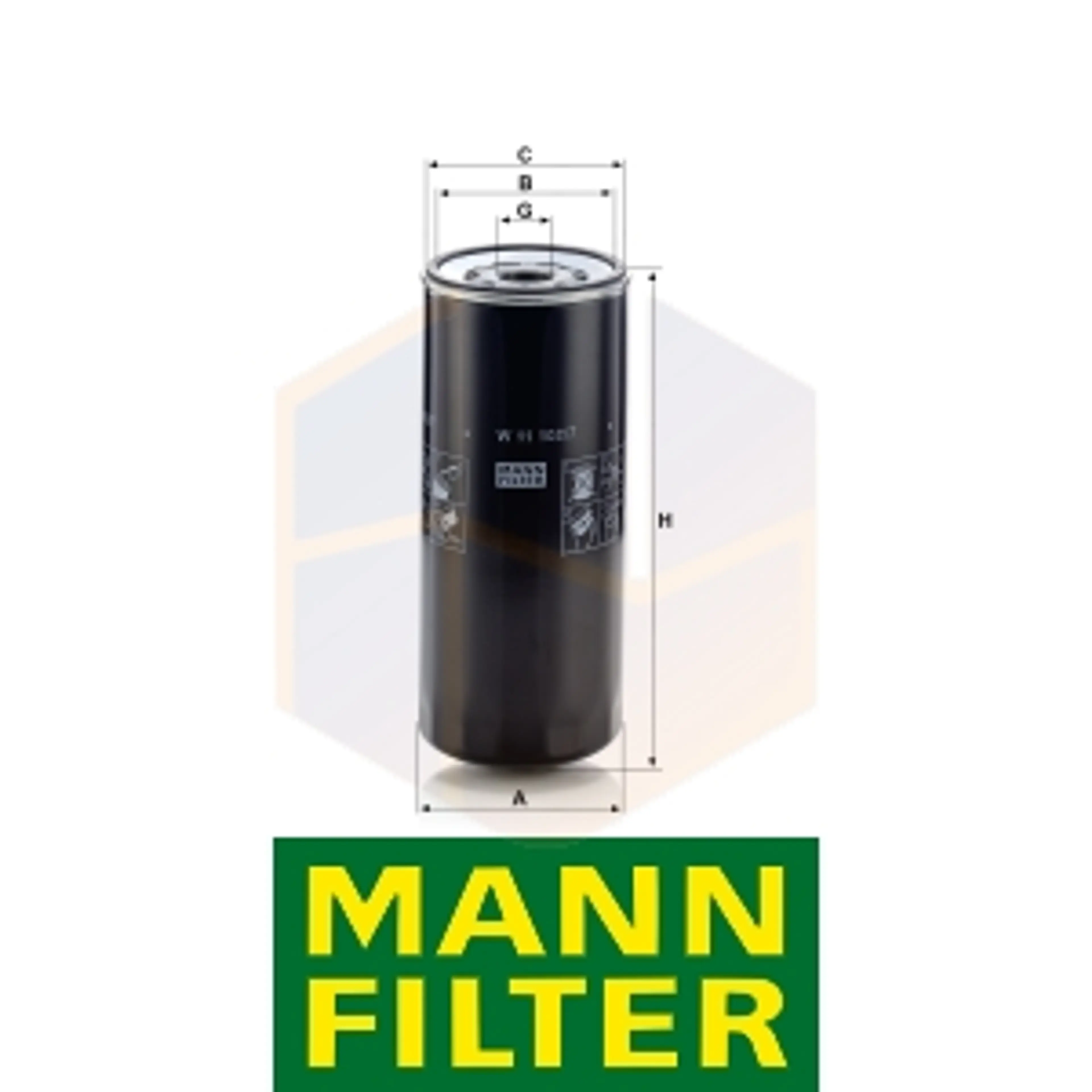 FILTRO ACEITE W 11 102/7 MANN