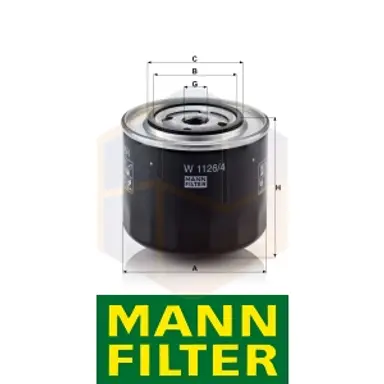 FILTRO ACEITE W 1126 MANN