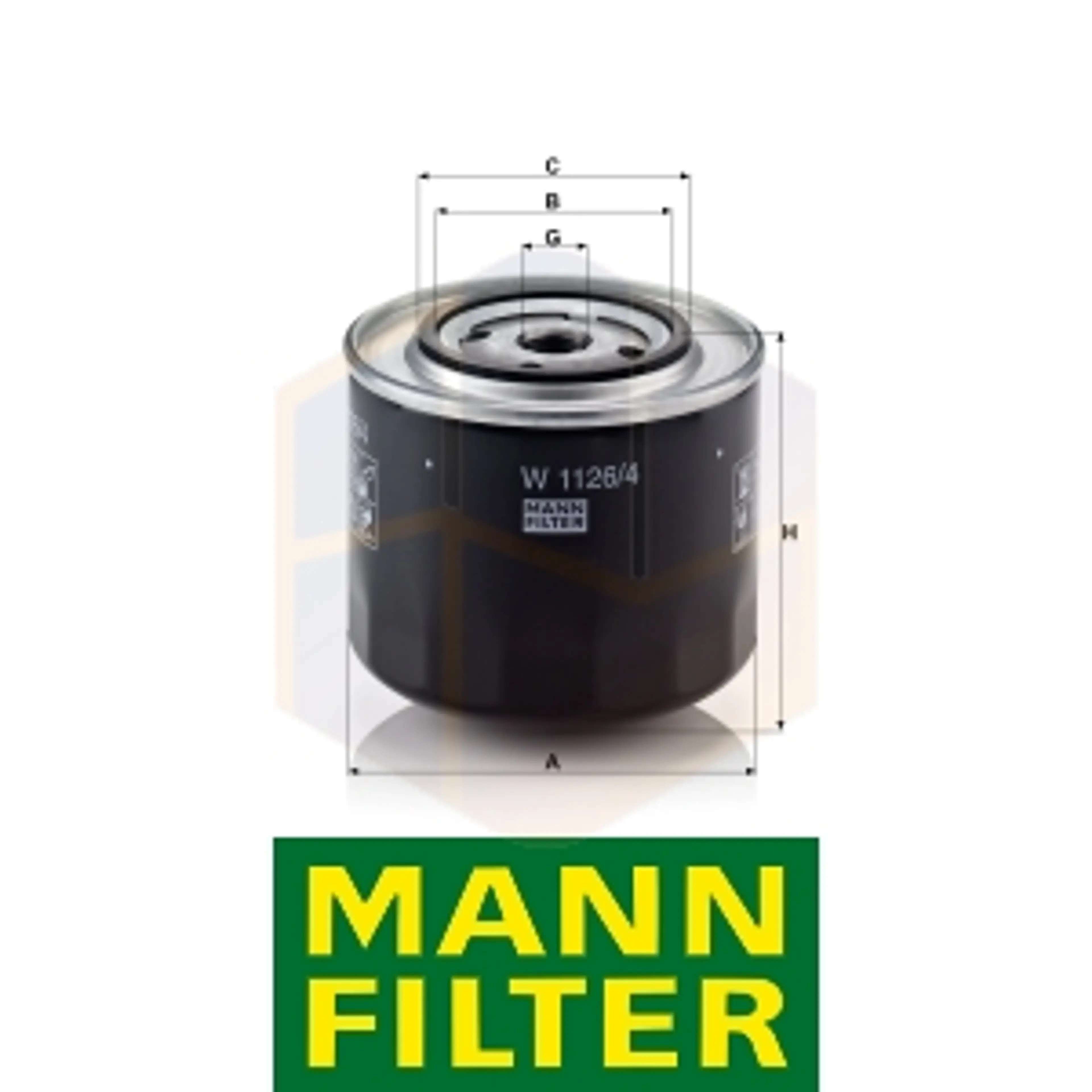 FILTRO ACEITE W 1126 MANN