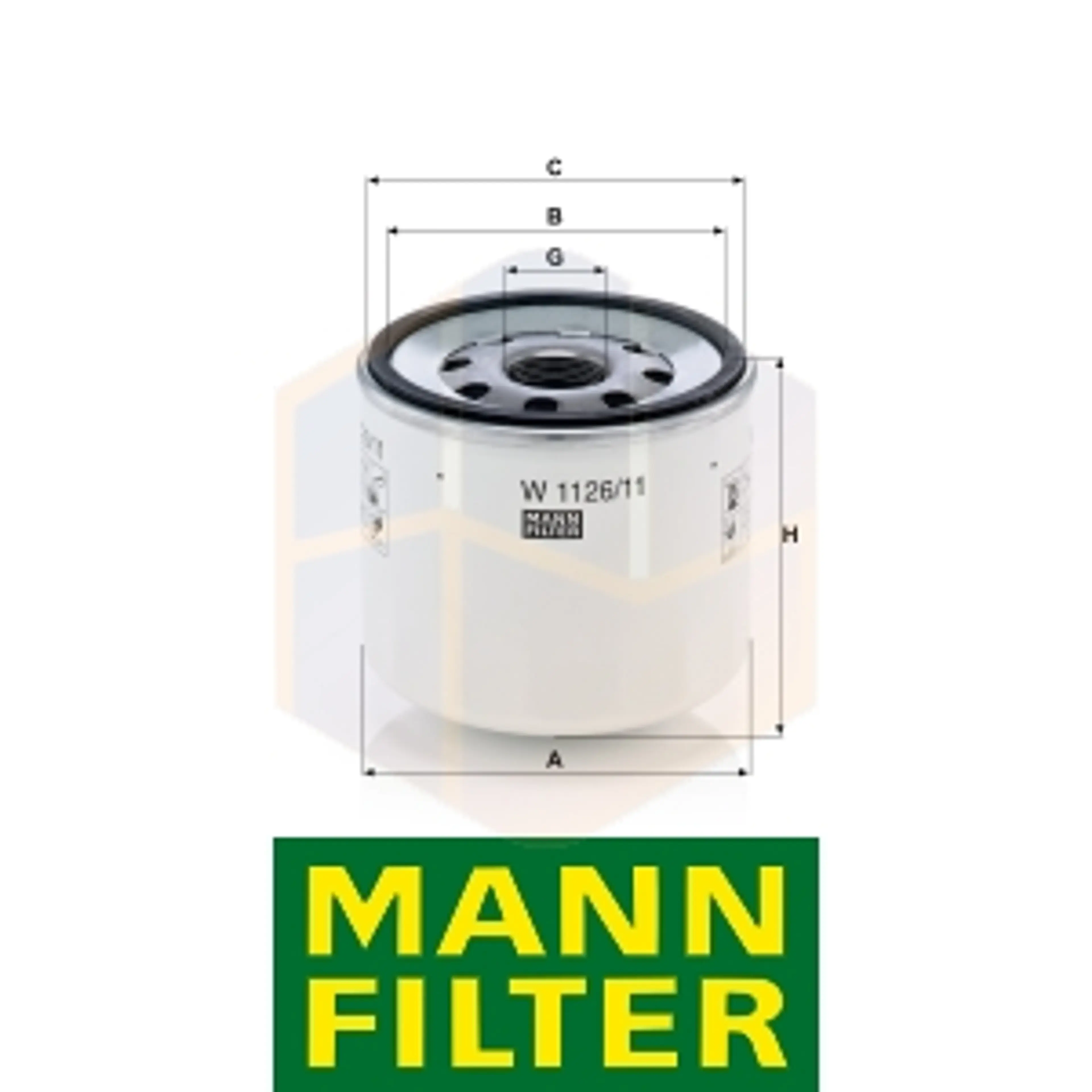 FILTRO ACEITE W 1126/11 MANN