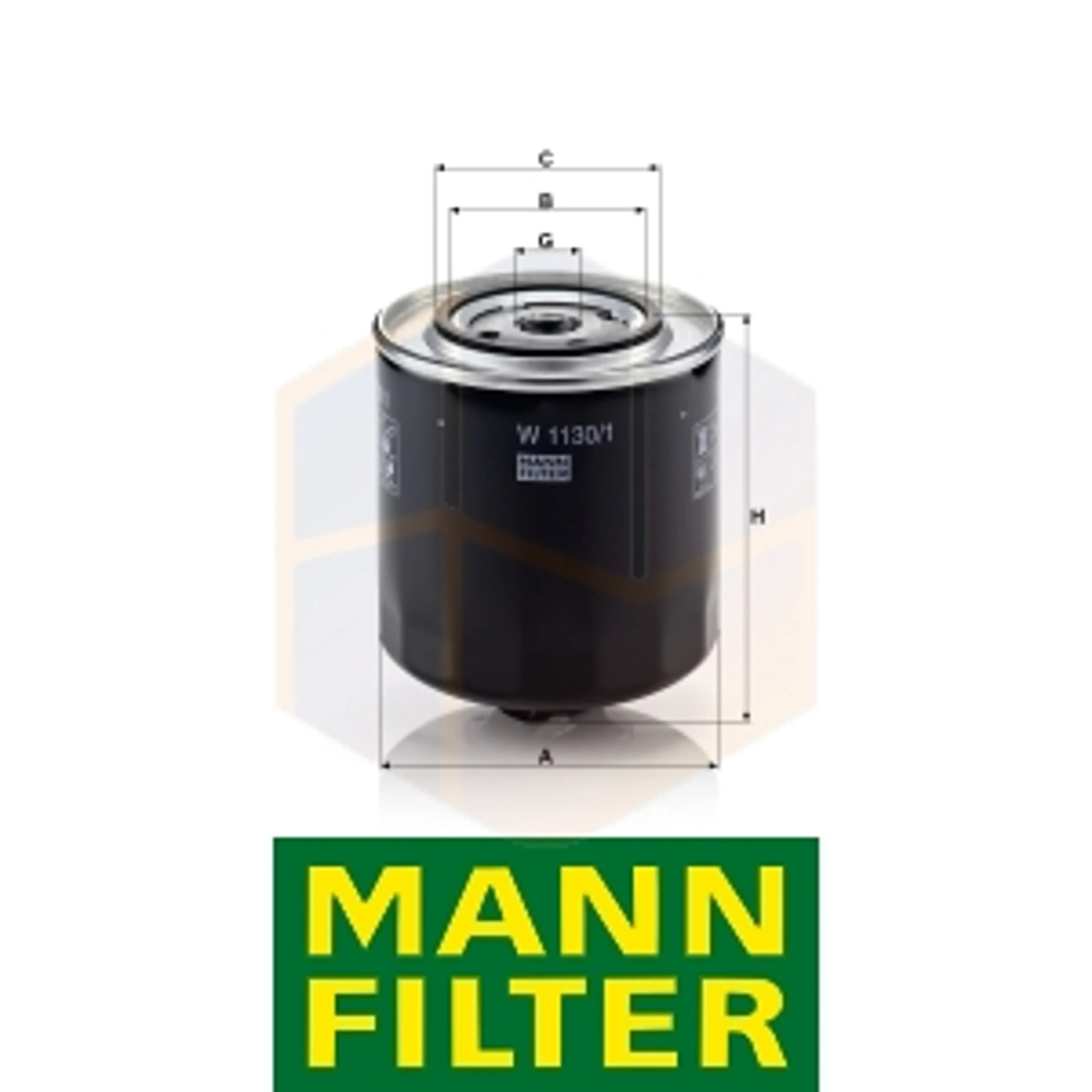 FILTRO ACEITE W 1130/1 MANN