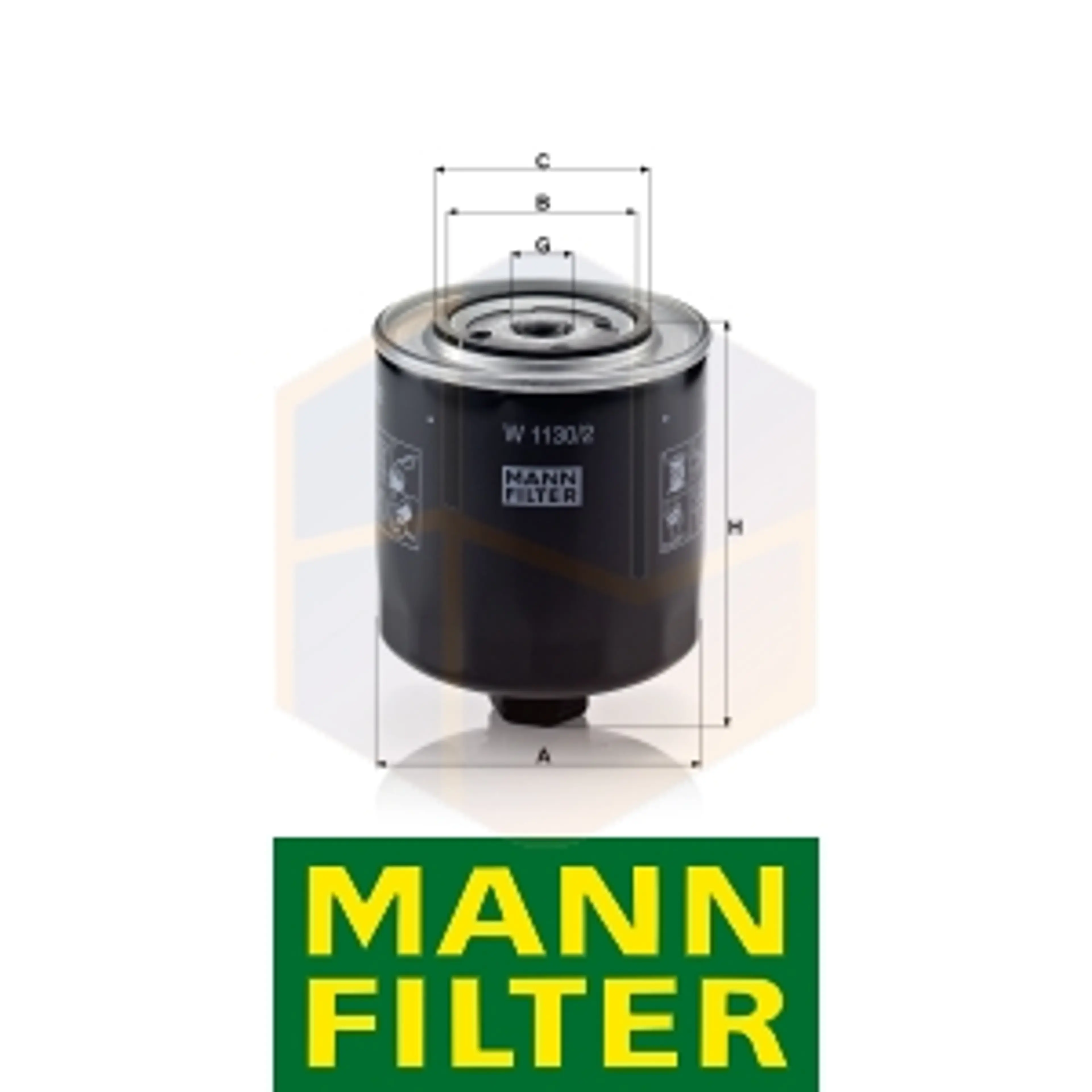 FILTRO ACEITE W 1130/2 MANN