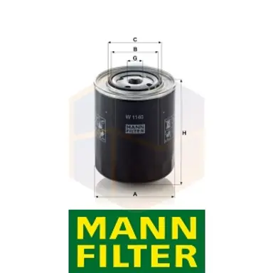 FILTRO ACEITE W 1140 MANN