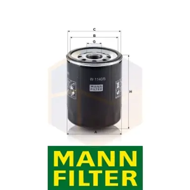 FILTRO ACEITE W 1140/5 MANN