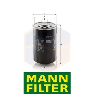 FILTRO HIDRÁULICO W 1150/2 MANN