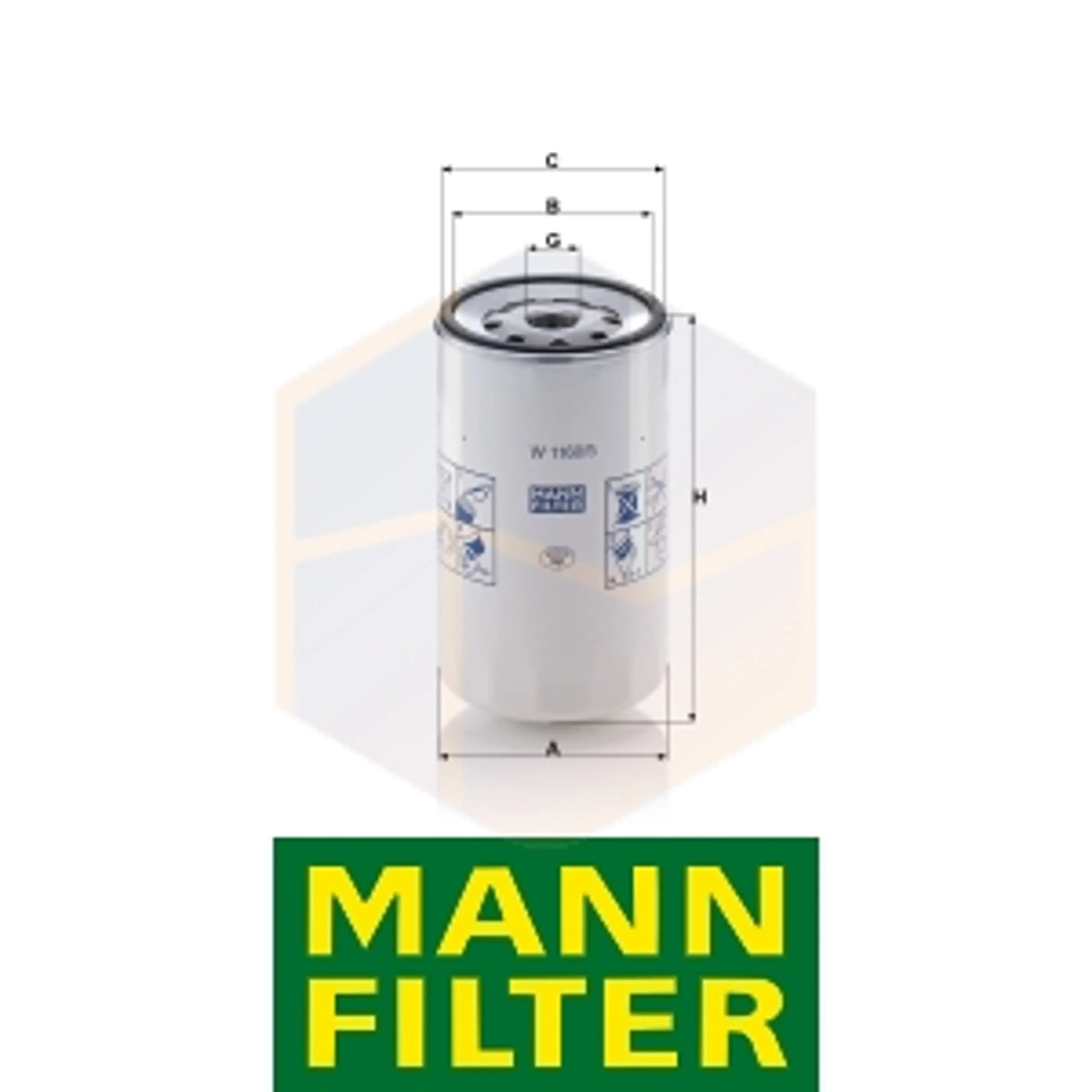 FILTRO ACEITE W 1160/5 MANN