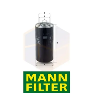 FILTRO ACEITE W 1170/16 MANN